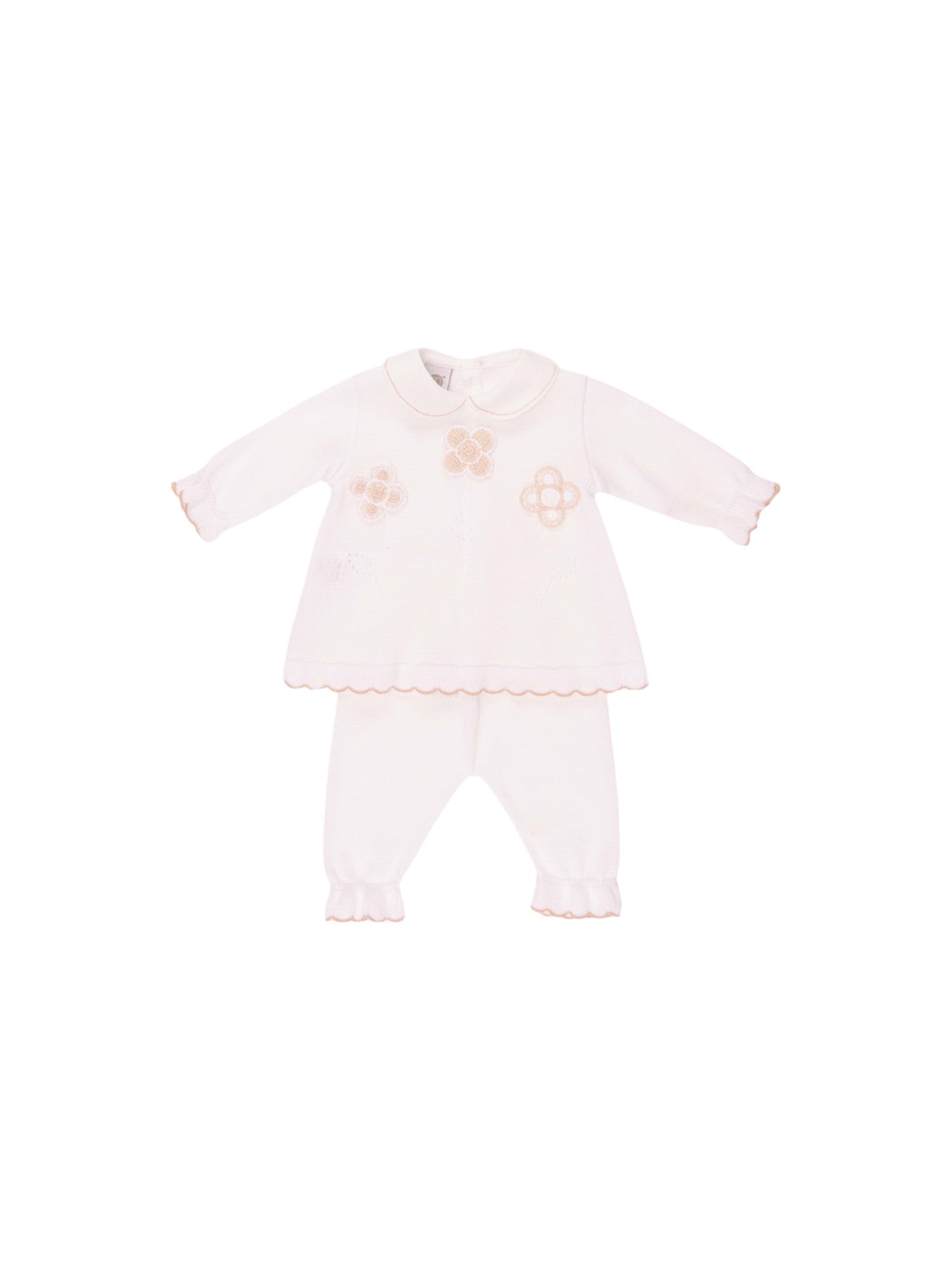 Completo nascita Neonata BIANCO EB2919 - NANU' BABY