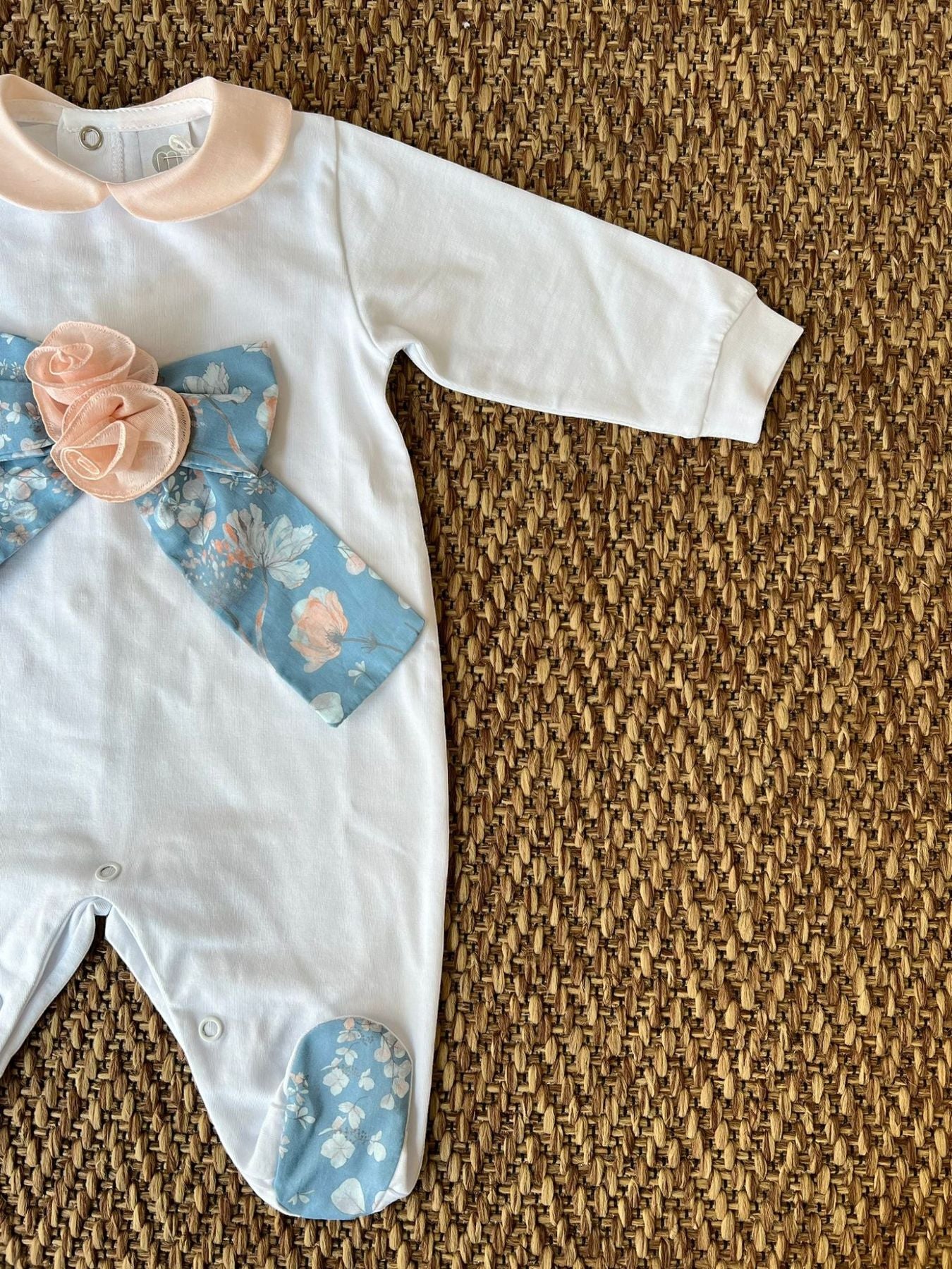 Tutina Neonata BIANCO EP2314 - NANU' BABY