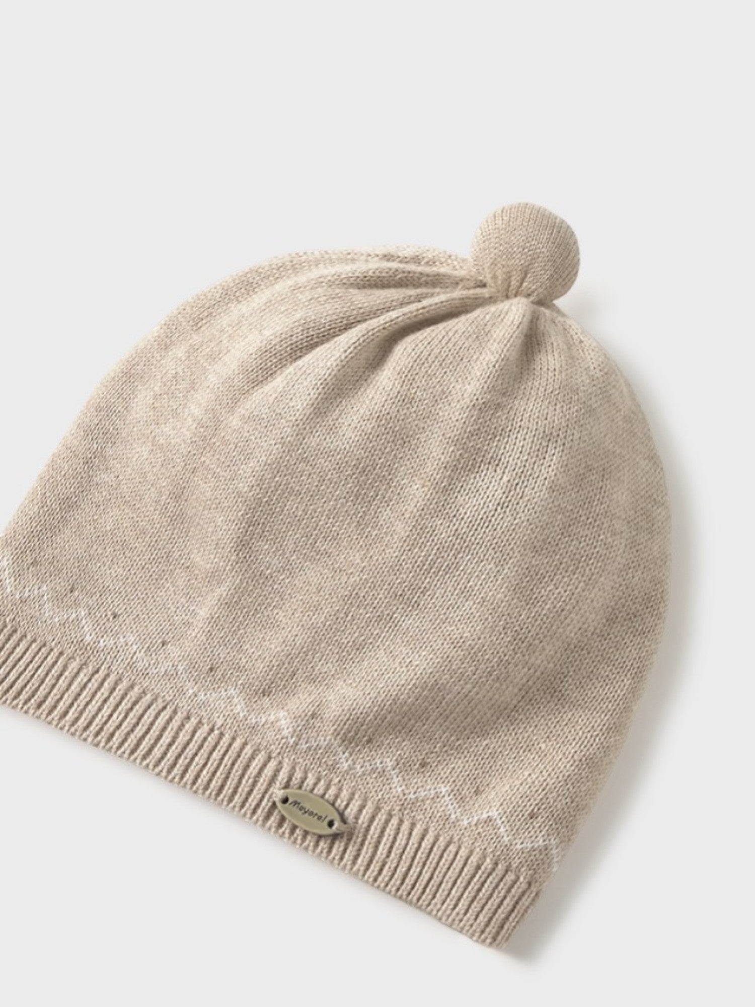 Cuffia Neonato Beige 9936/87 - NANU' BABY