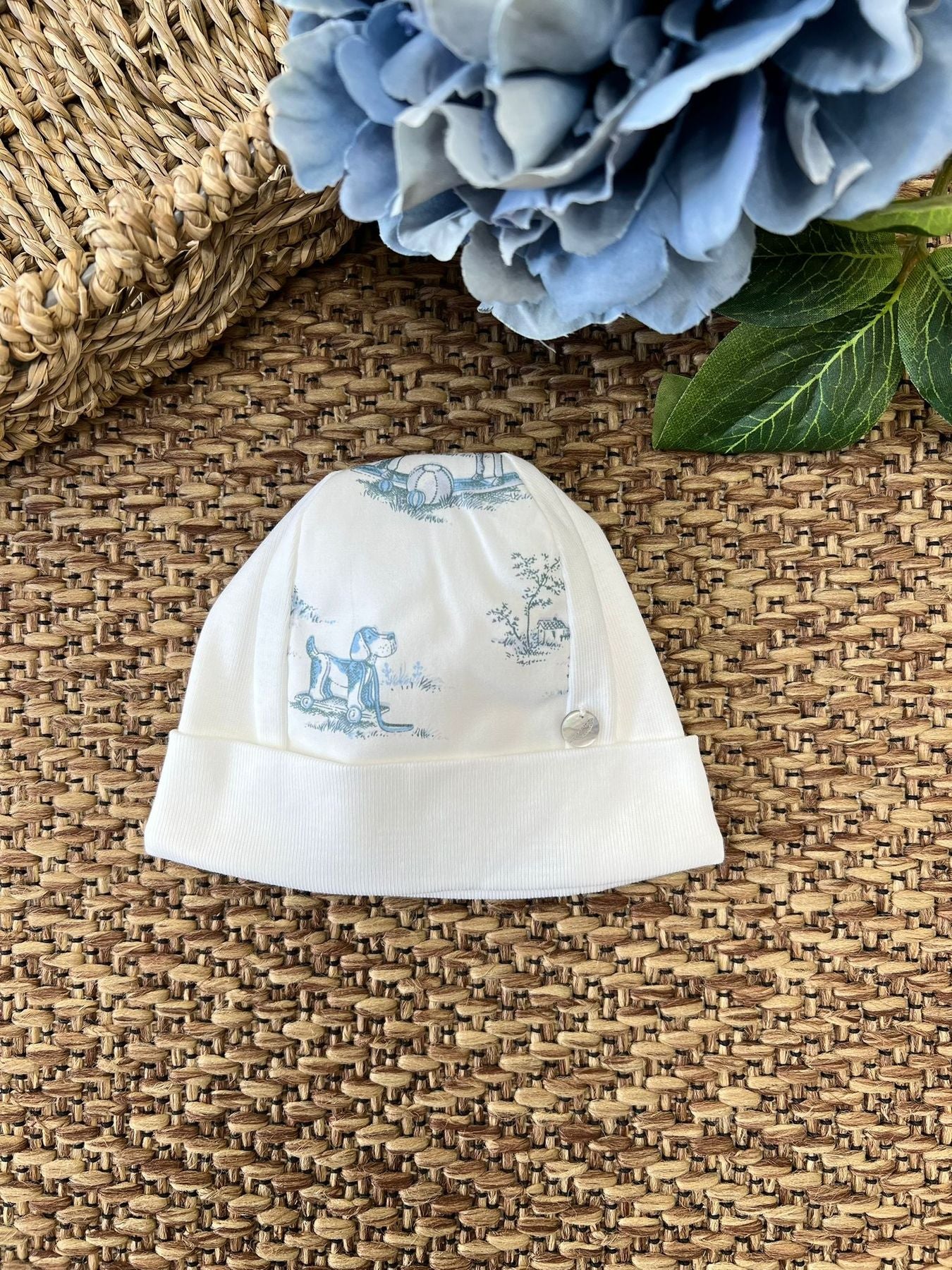 Cuffia Neonato BIANCO 19-244 - NANU' BABY
