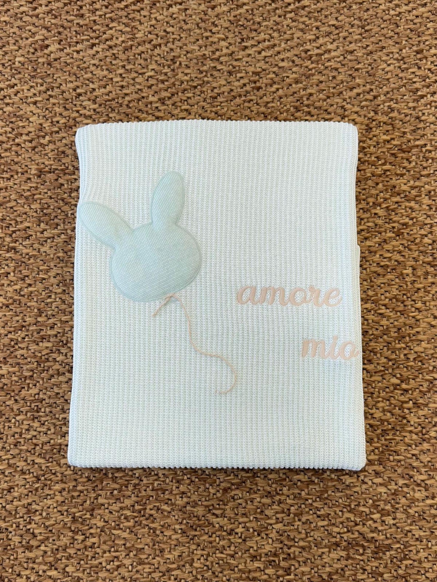 Coperta Neonato VERDE EB5480 - NANU' BABY