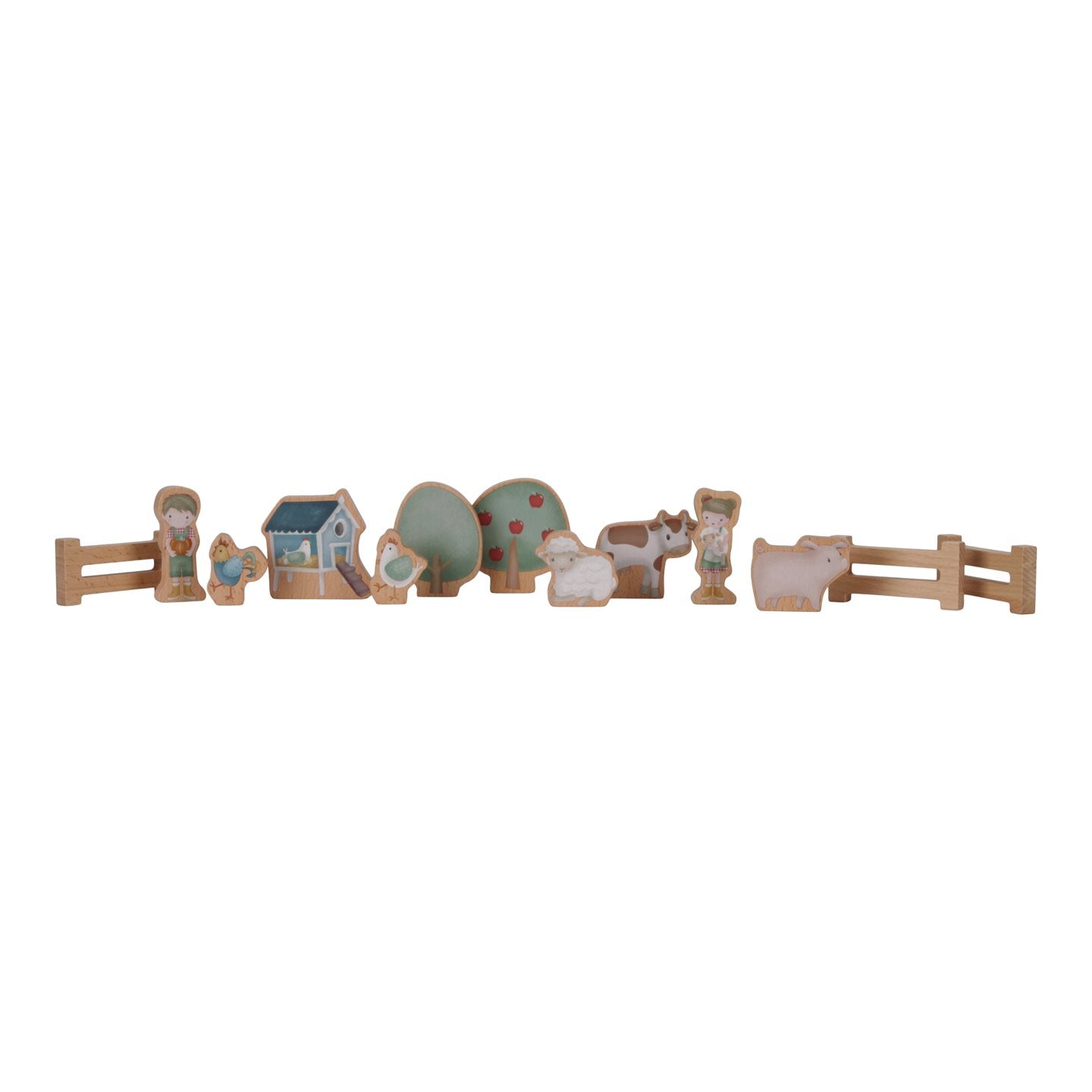 Binario in legno Piccola Fattoria AL CAMPIONE LD7151 - NANU' BABY