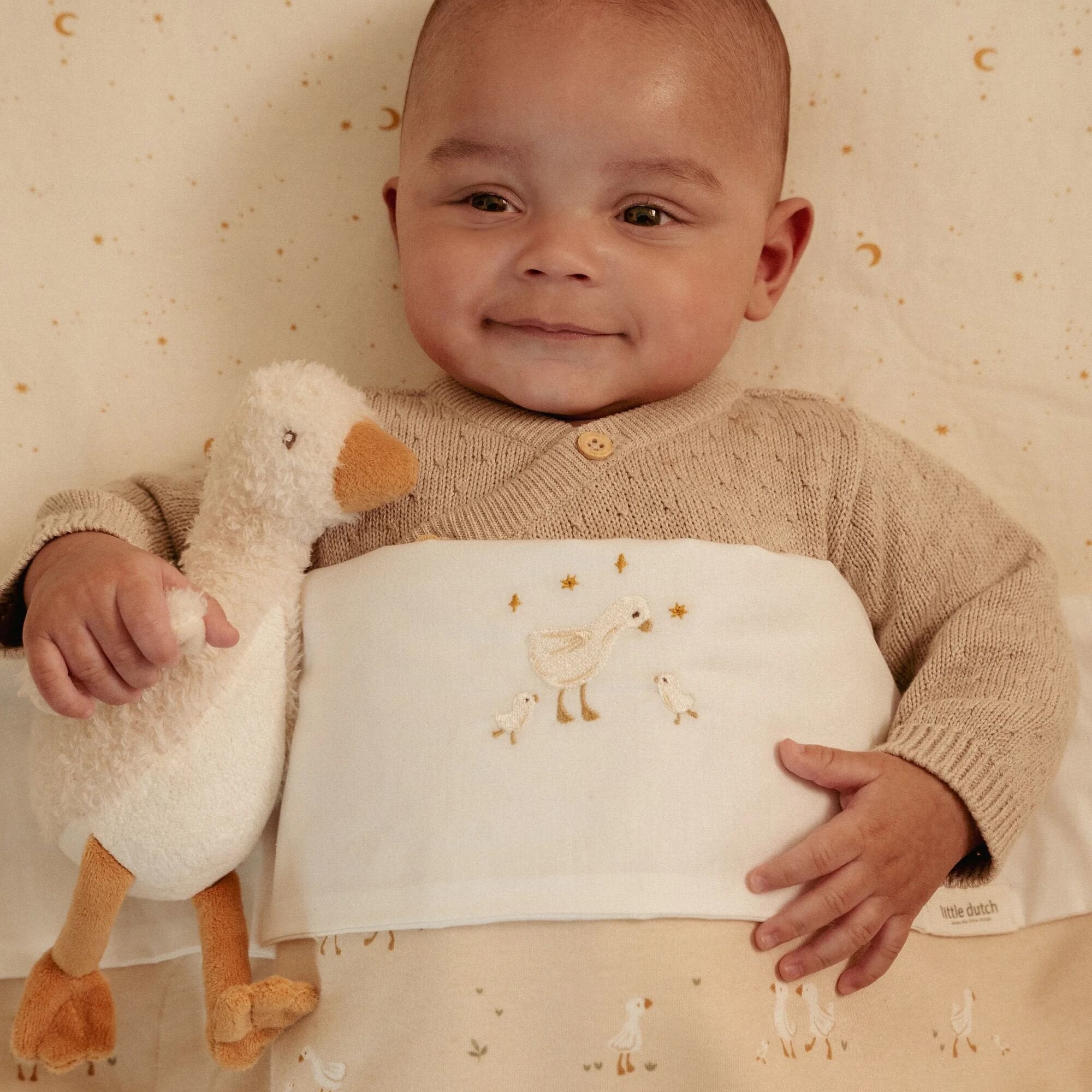 Peluche Oca 17 cm Bianco LD8404 - NANU' BABY