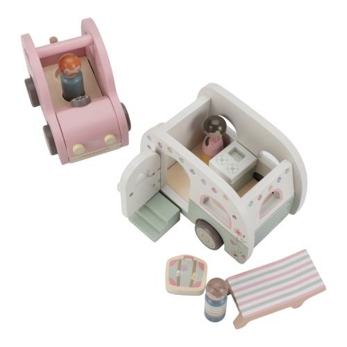 Macchina con caravan e personaggi FSC Multicolore LD8022 - NANU' BABY