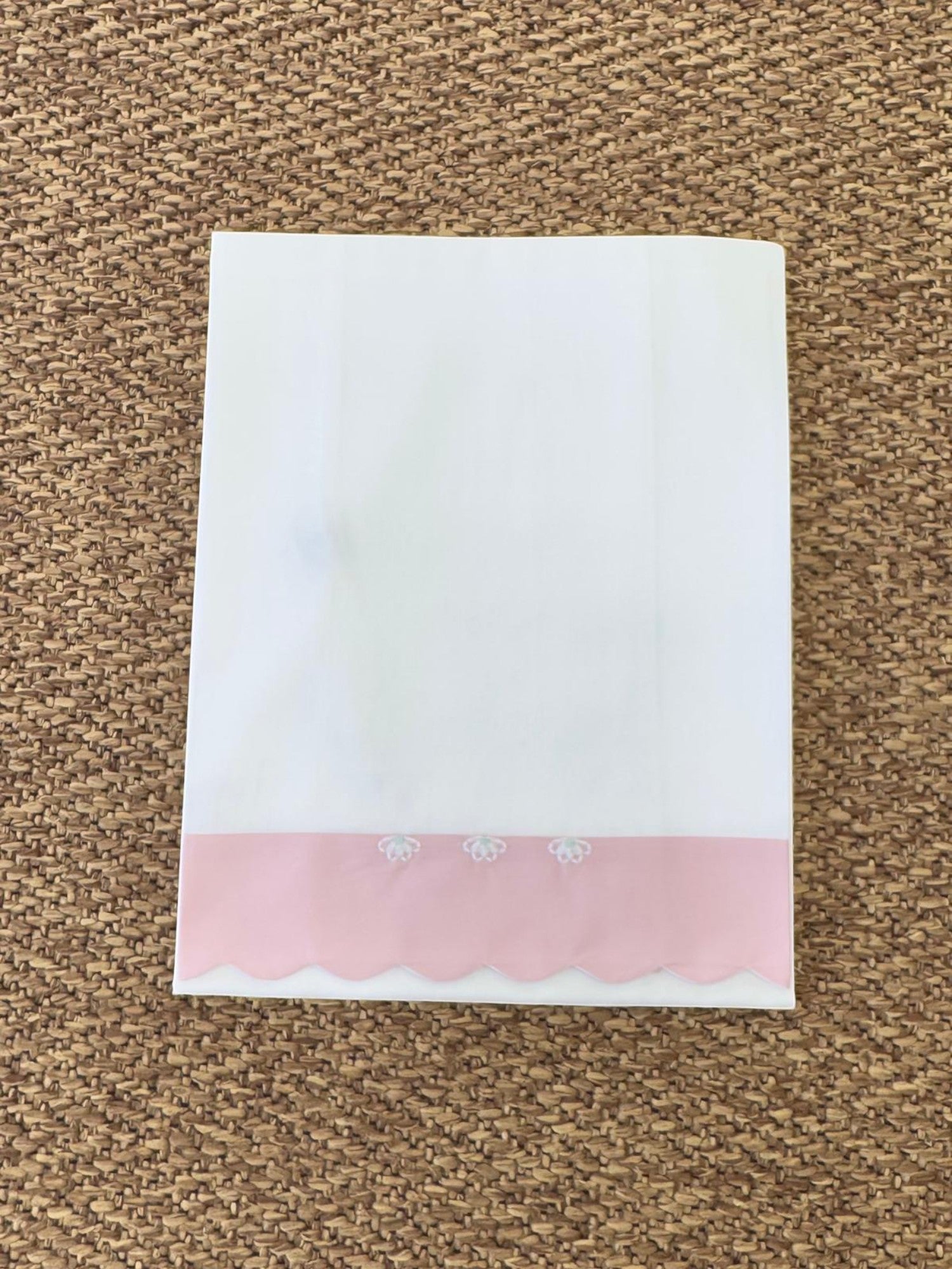 Lenzuolino Neonata BIANCO EB19LE - NANU' BABY