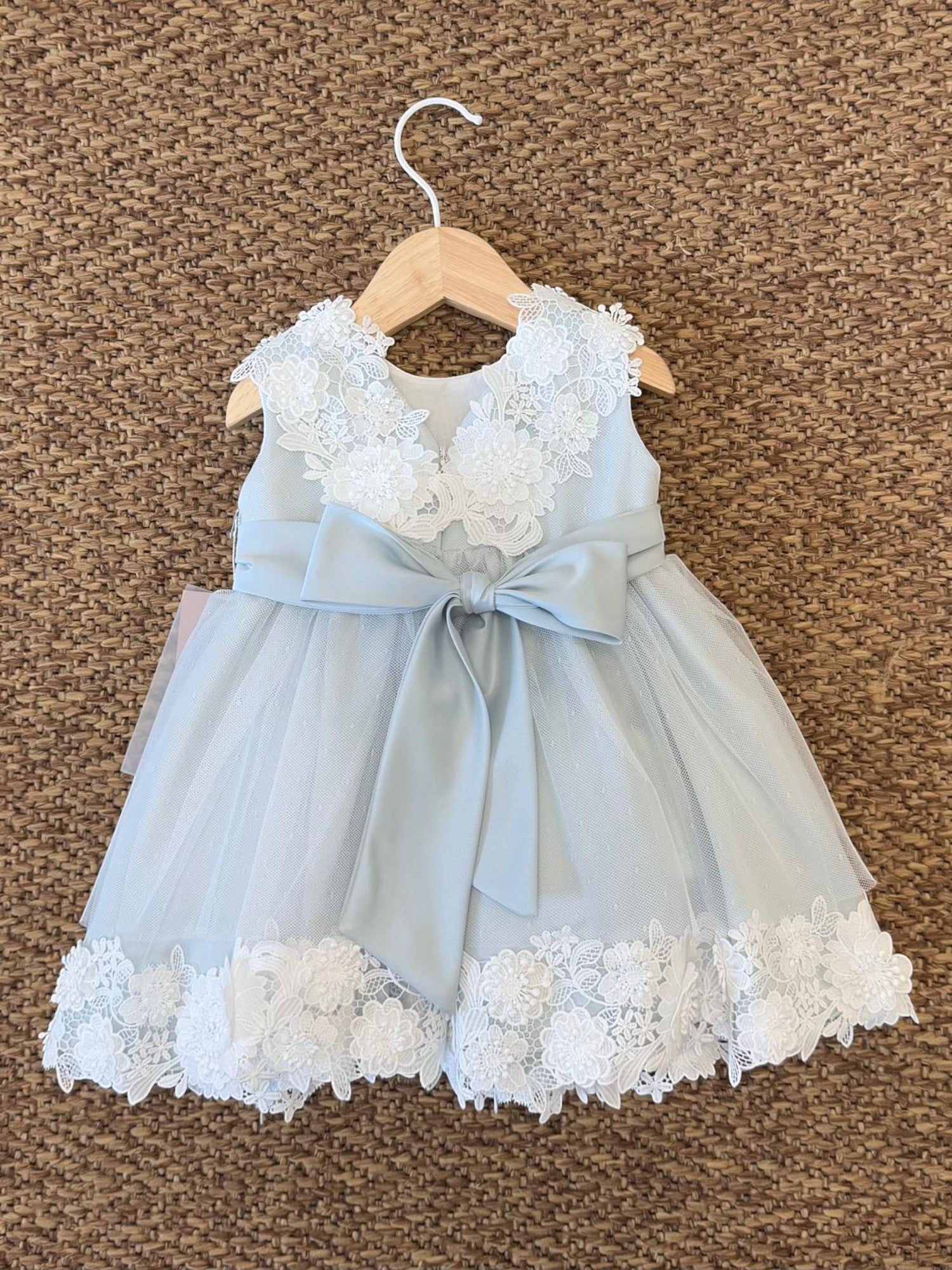 Abito Cerimonia Bimba AZZURRO FB083/AP - NANU' BABY
