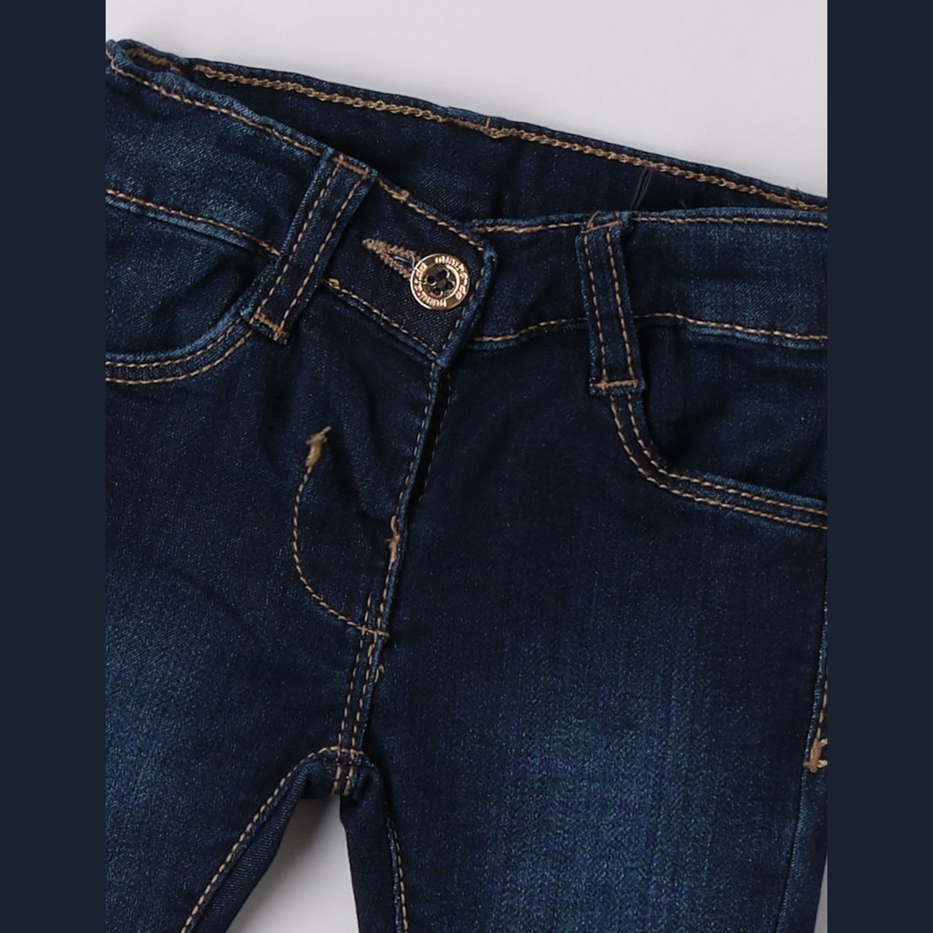Pantalone Denim Lungo Bimba Blu 3F740/7750 - NANU' BABY