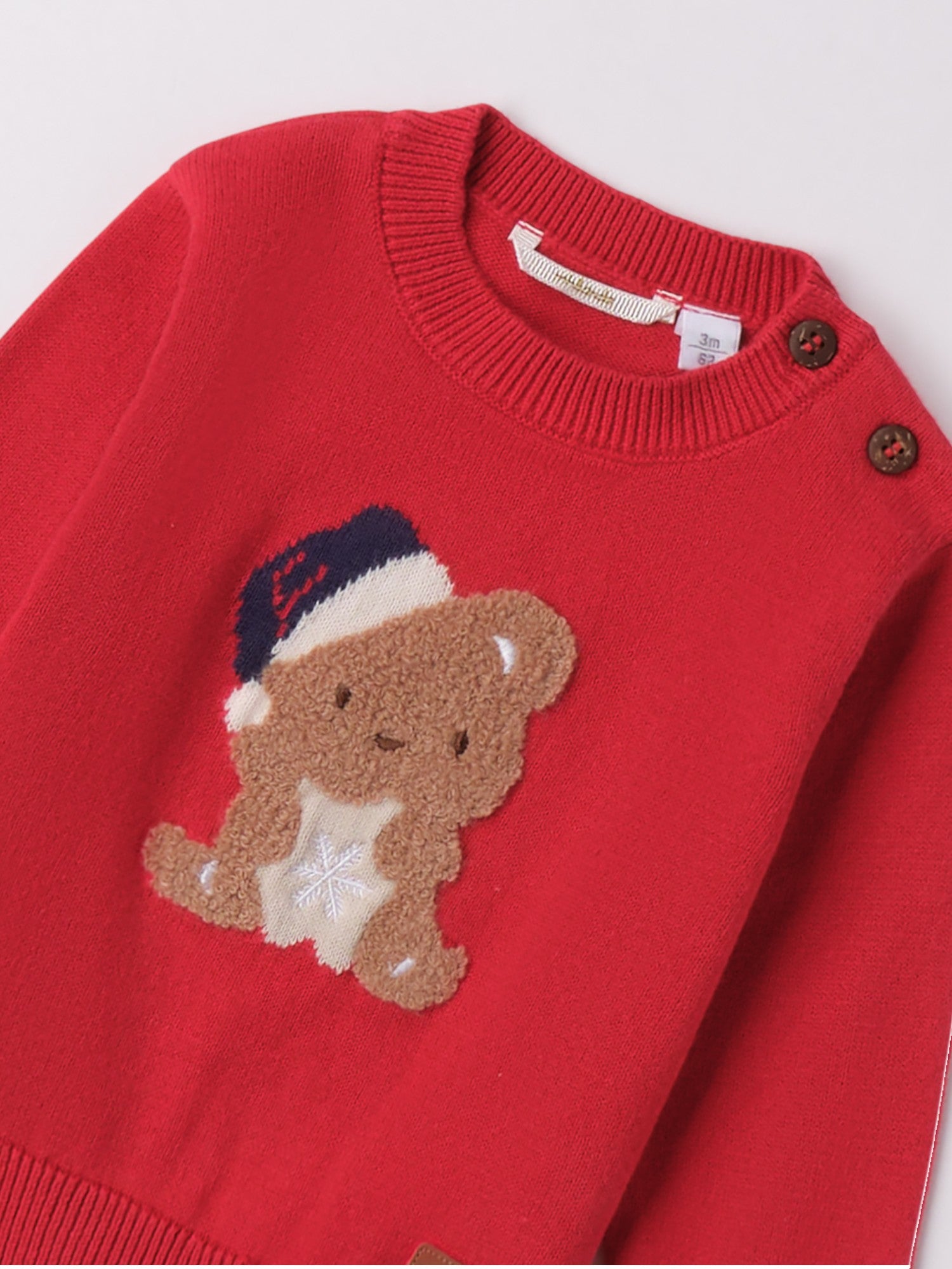 Maglia Chiusa Bimbo Rosso 3F661/2253