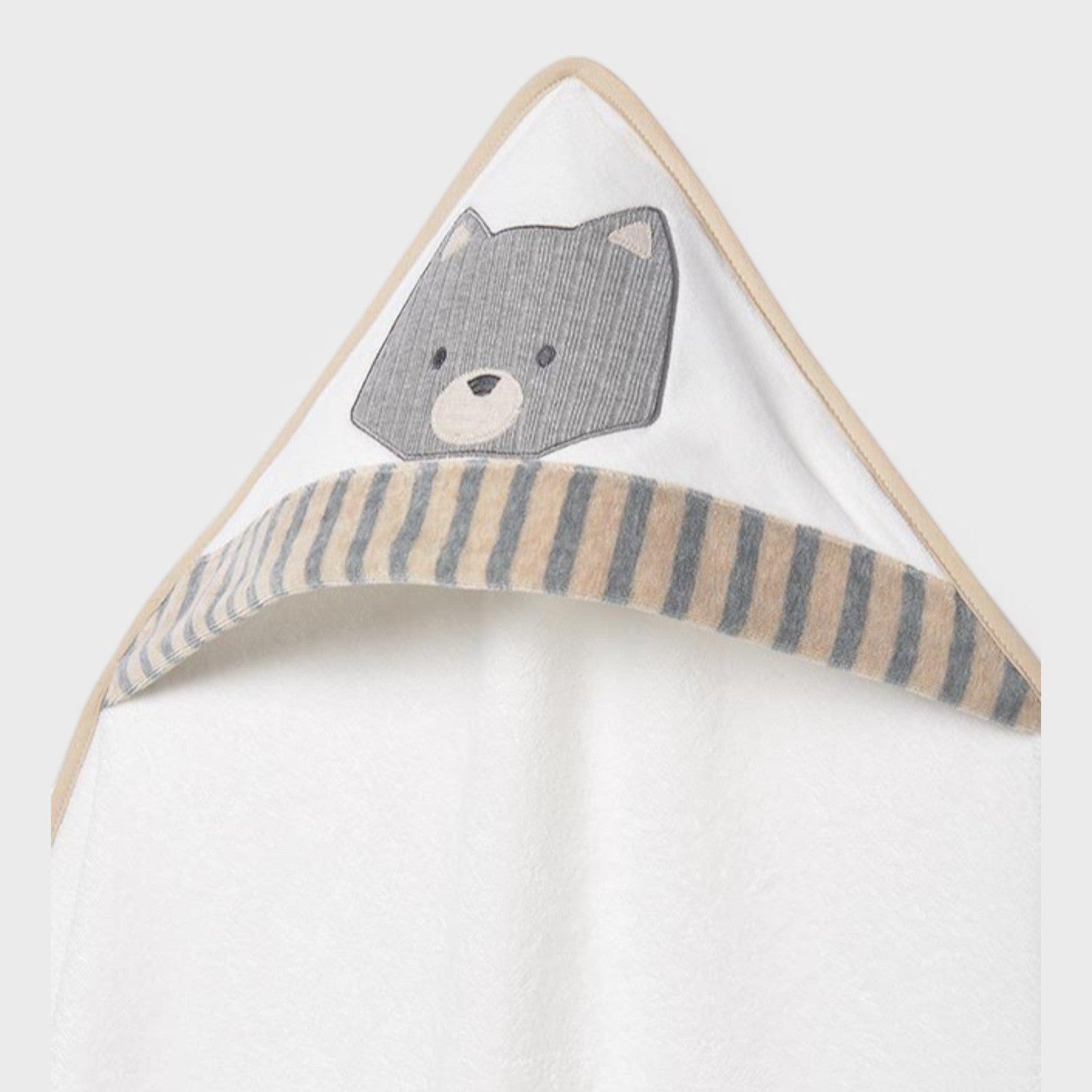 Accappatoio Neonato Beige 9988/88 - NANU' BABY