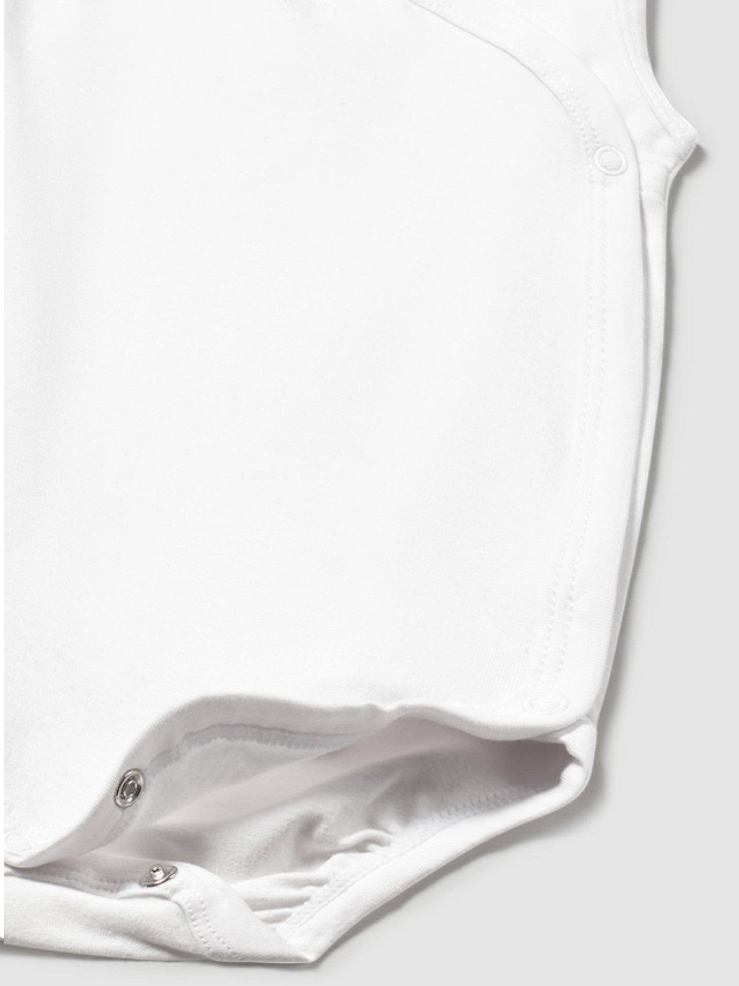 Body manica smanicata Neonato BIANCO 1702 /B - NANU' BABY