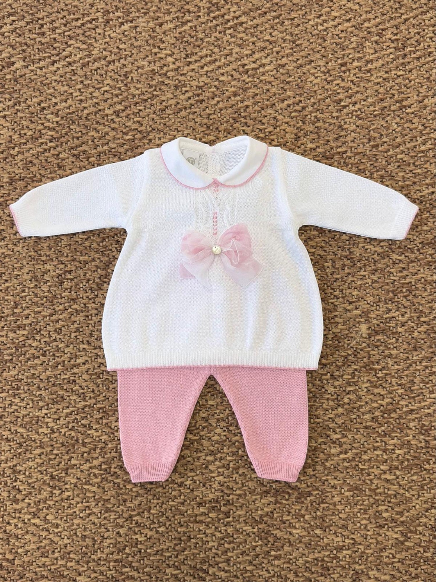 Completo nascita Neonata BIANCO EB2319 - NANU' BABY