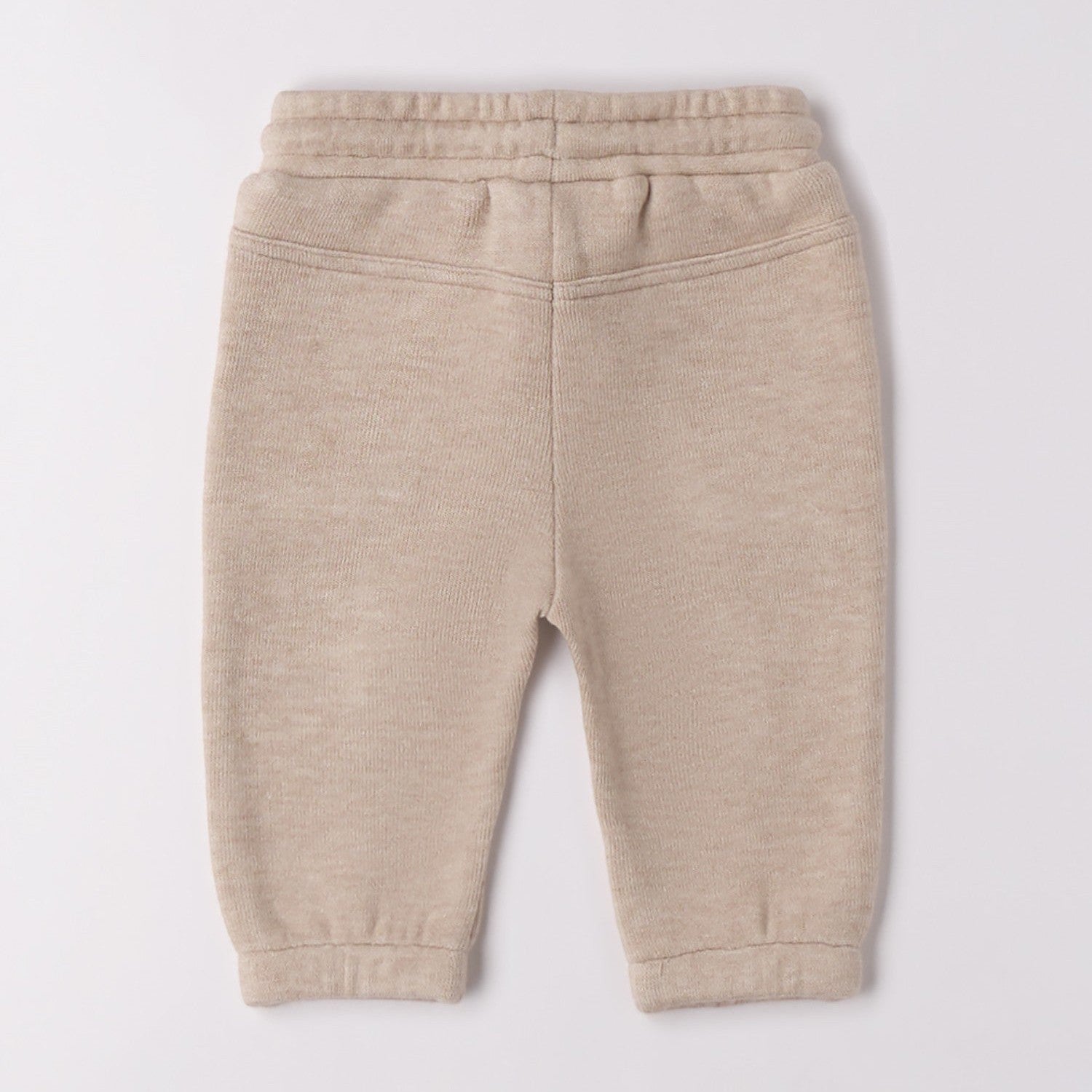 Pantalone Maglia Tagliata Lungo Bimbo Beige 3F626/8965 - NANU' BABY