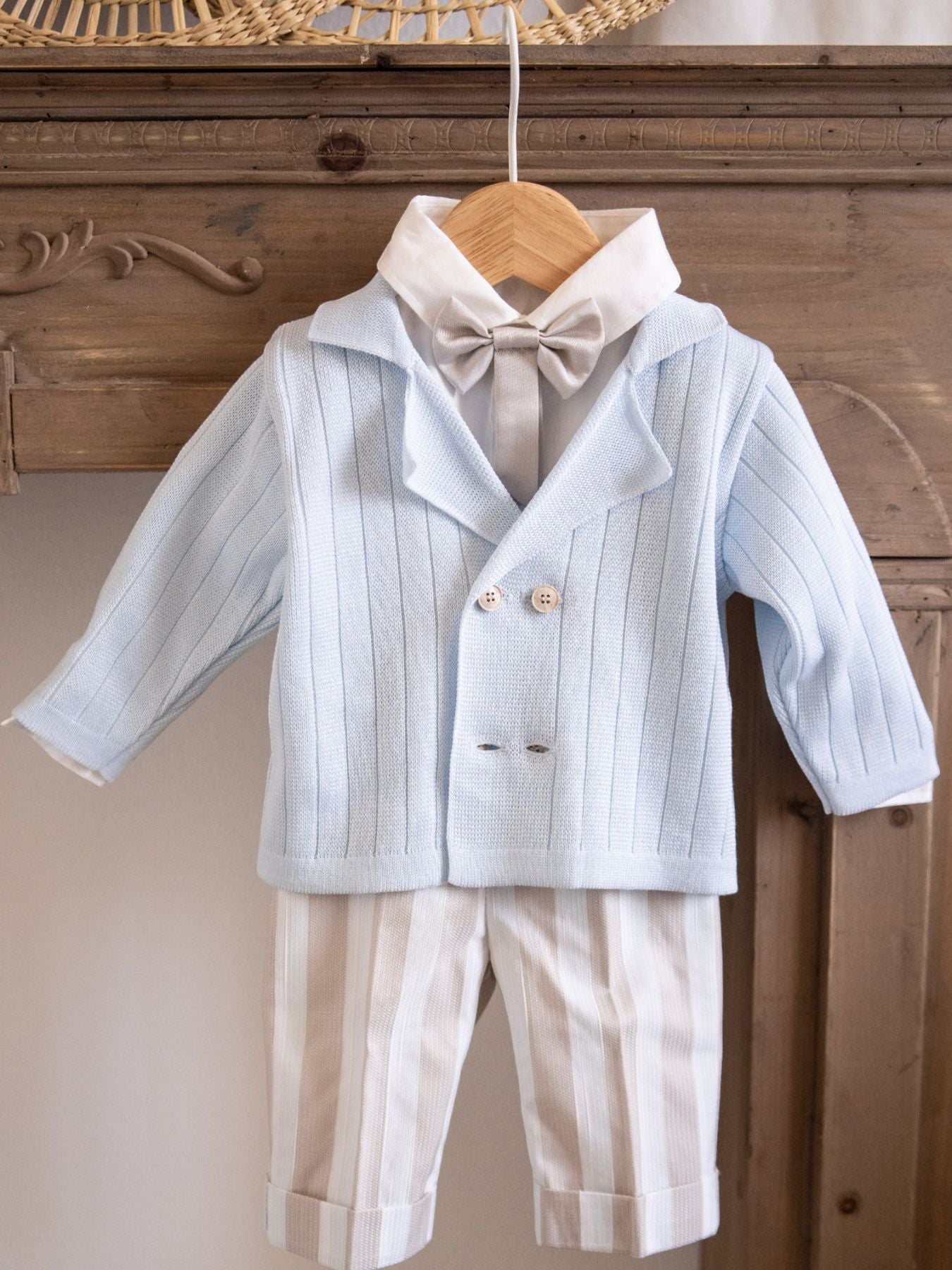 Completo cerimonia Papillon Bimbo CIELO EP6760 - NANU' BABY