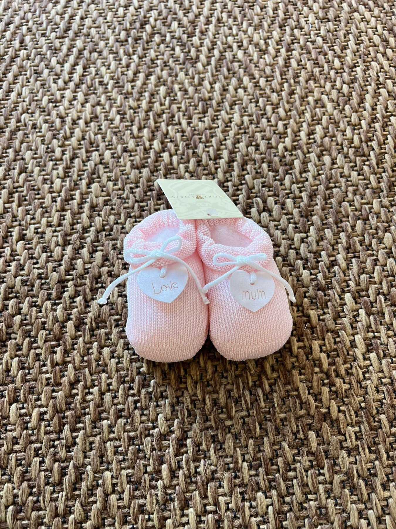 Babbucce Neonata ROSA 8635/R - NANU' BABY