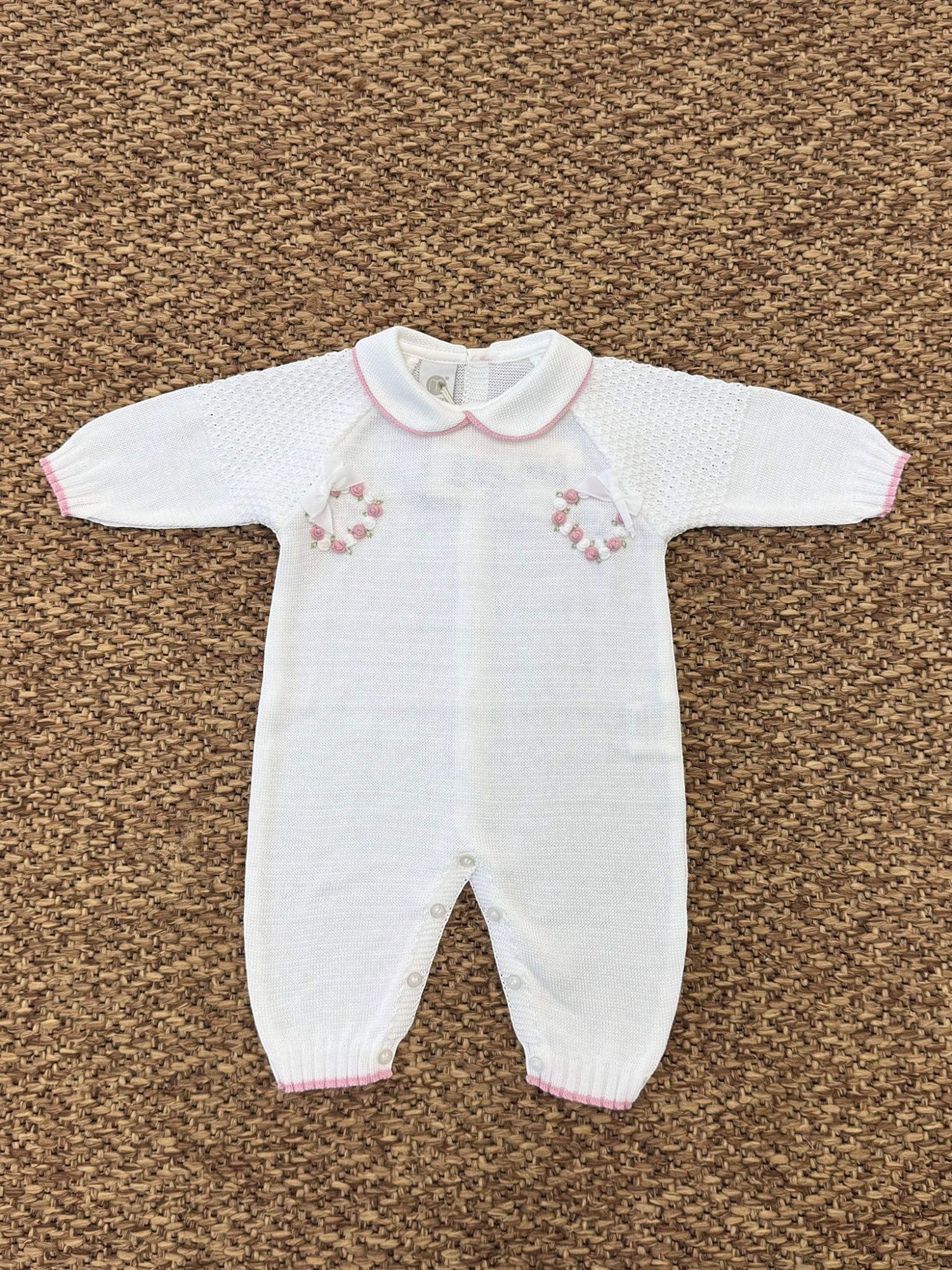 Tutina Neonata BIANCO EB2410 - NANU' BABY