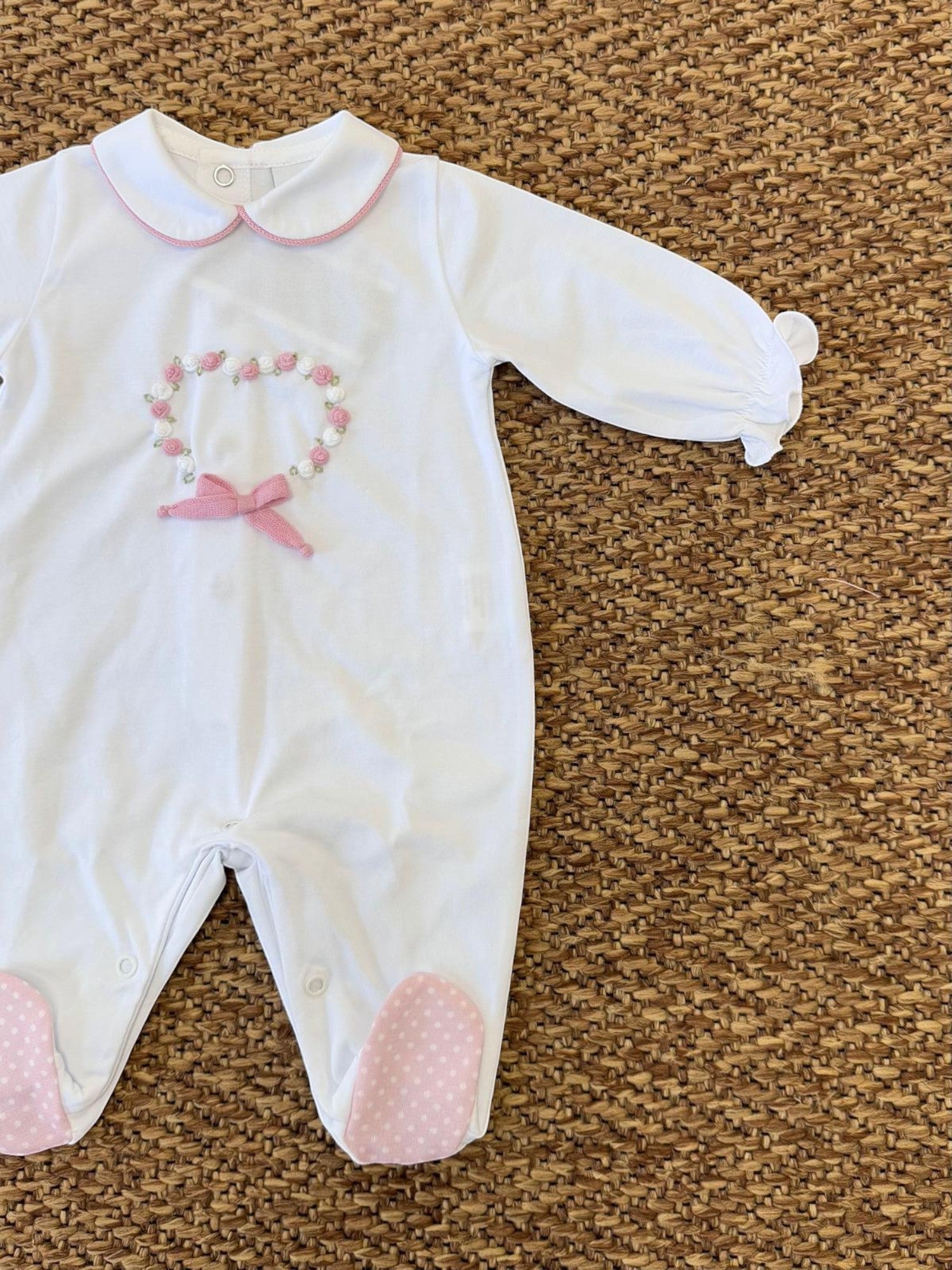 Tutina Neonata BIANCO EB2714 - NANU' BABY