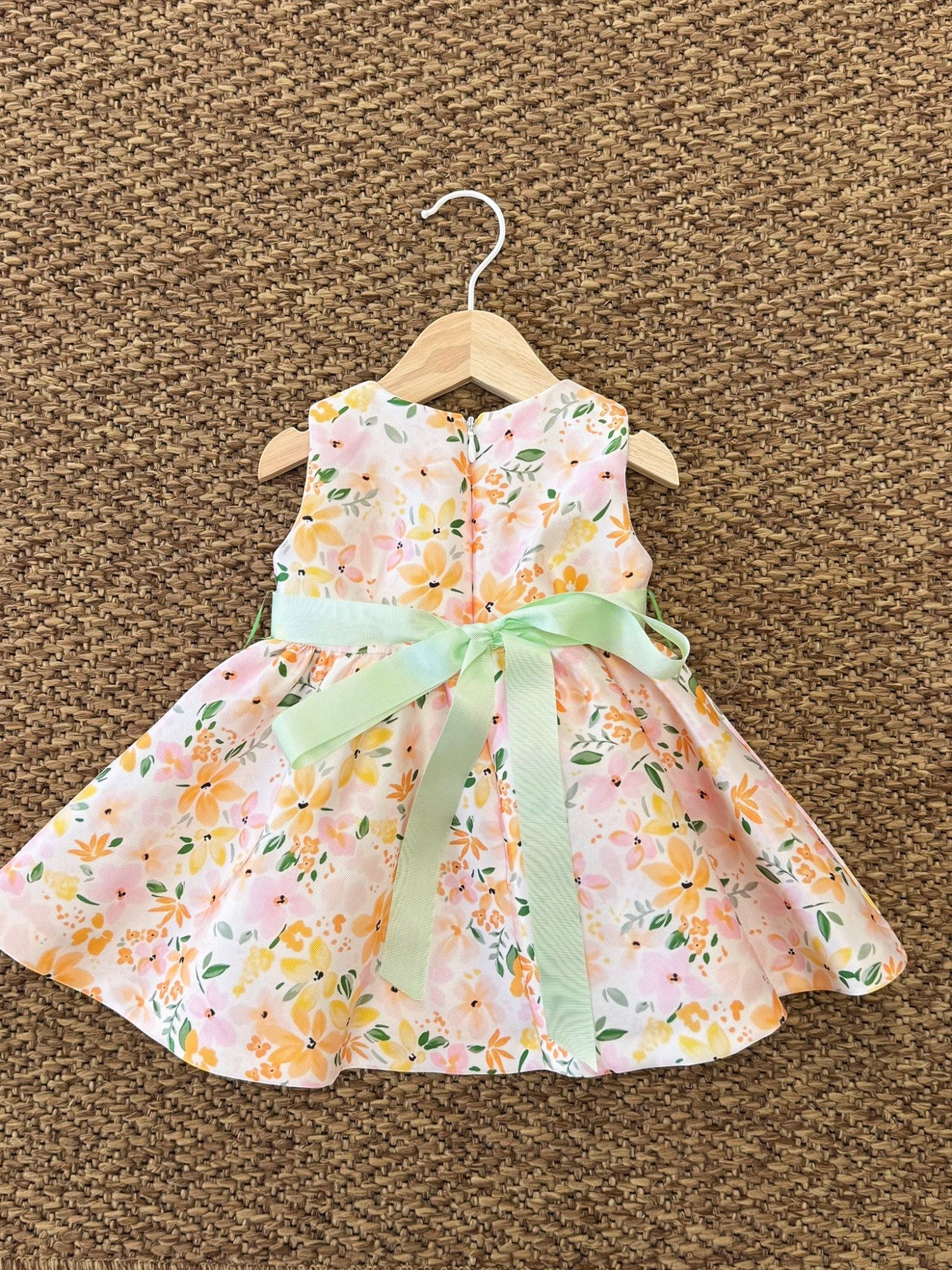 Abito Bimba ARANCIO FF39104/T40 - NANU' BABY