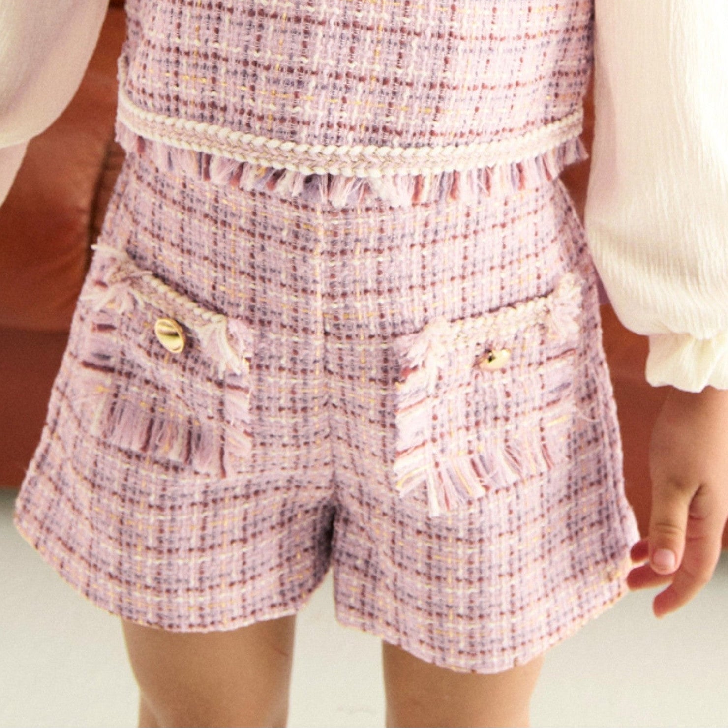 Compl. bermuda tweed Bimba Rosa 5727/8 - NANU' BABY