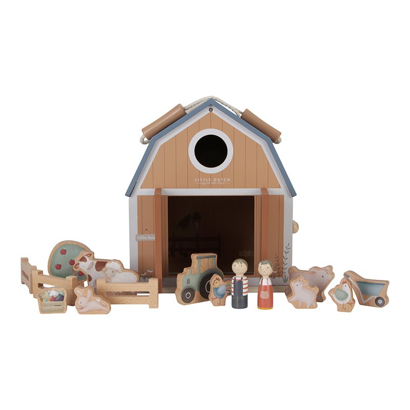 Casa delle bambole Piccola Fattoria MULTICOLORE LD7152 - NANU' BABY