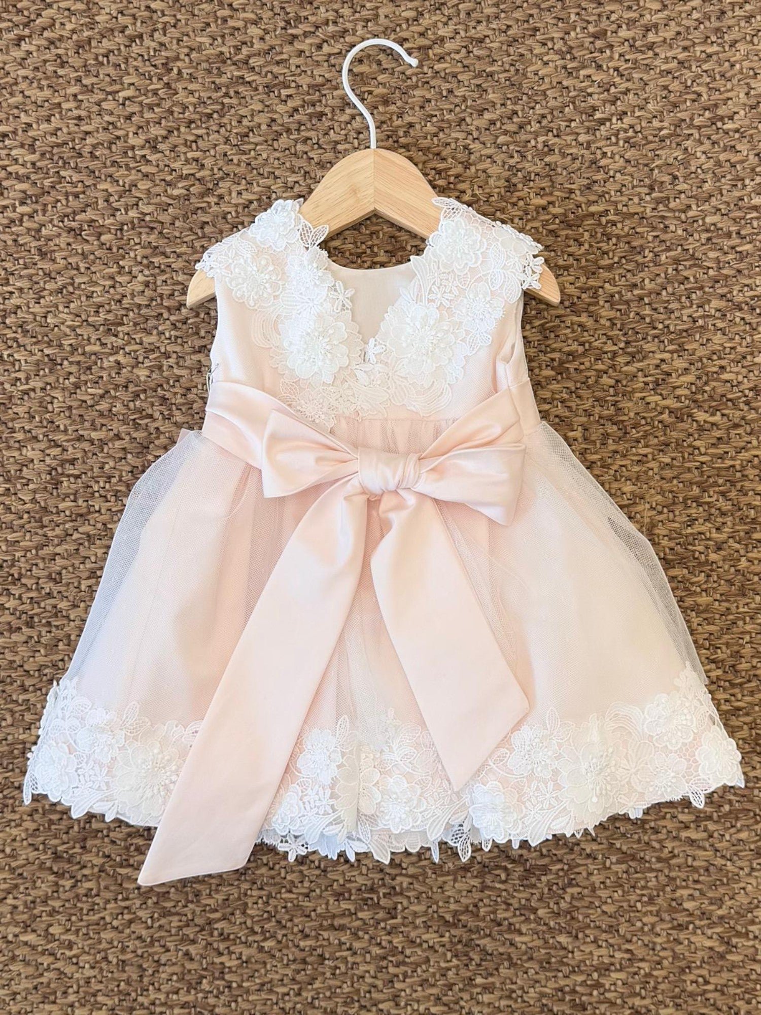 Abito Cerimonia Bimba ROSA FB083/R - NANU' BABY