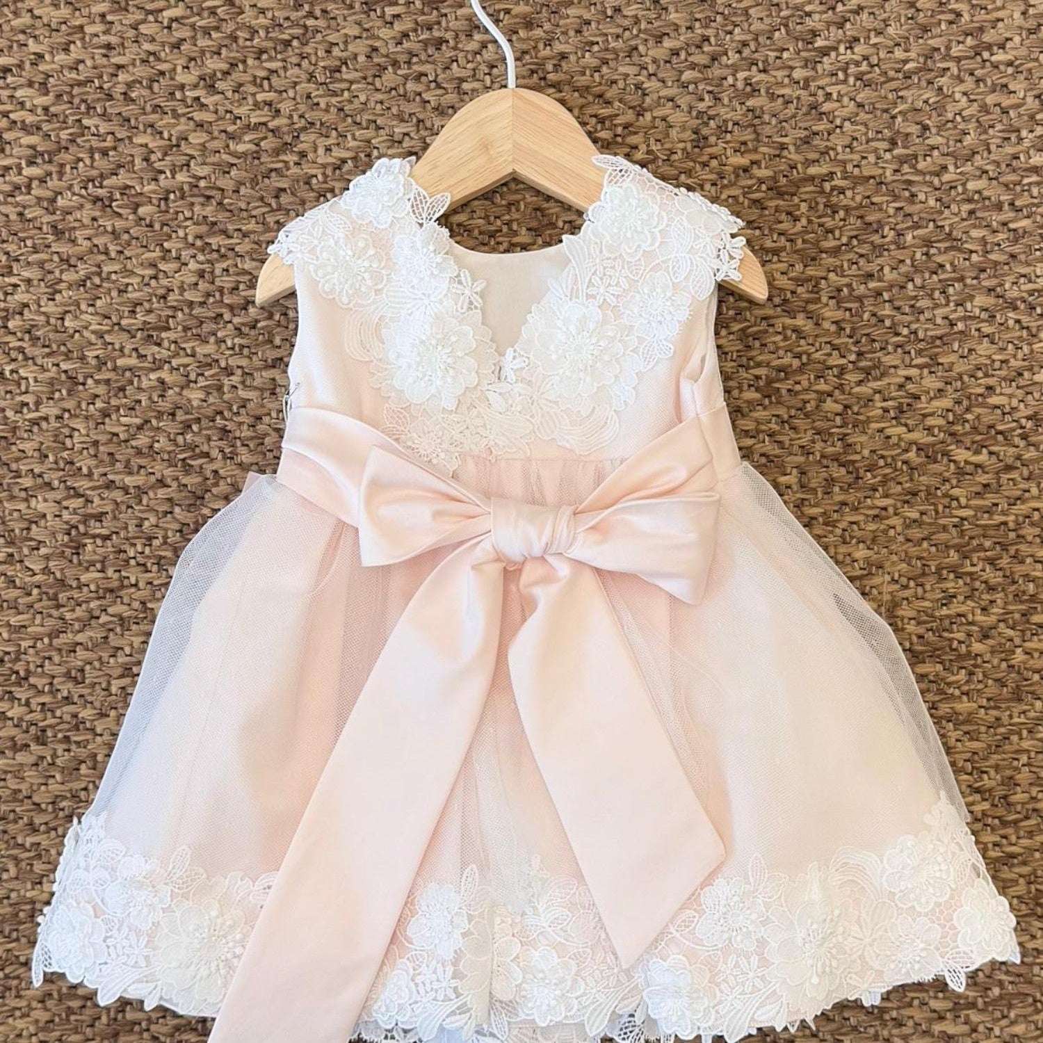 Abito Cerimonia Bimba ROSA FB083/R - NANU' BABY