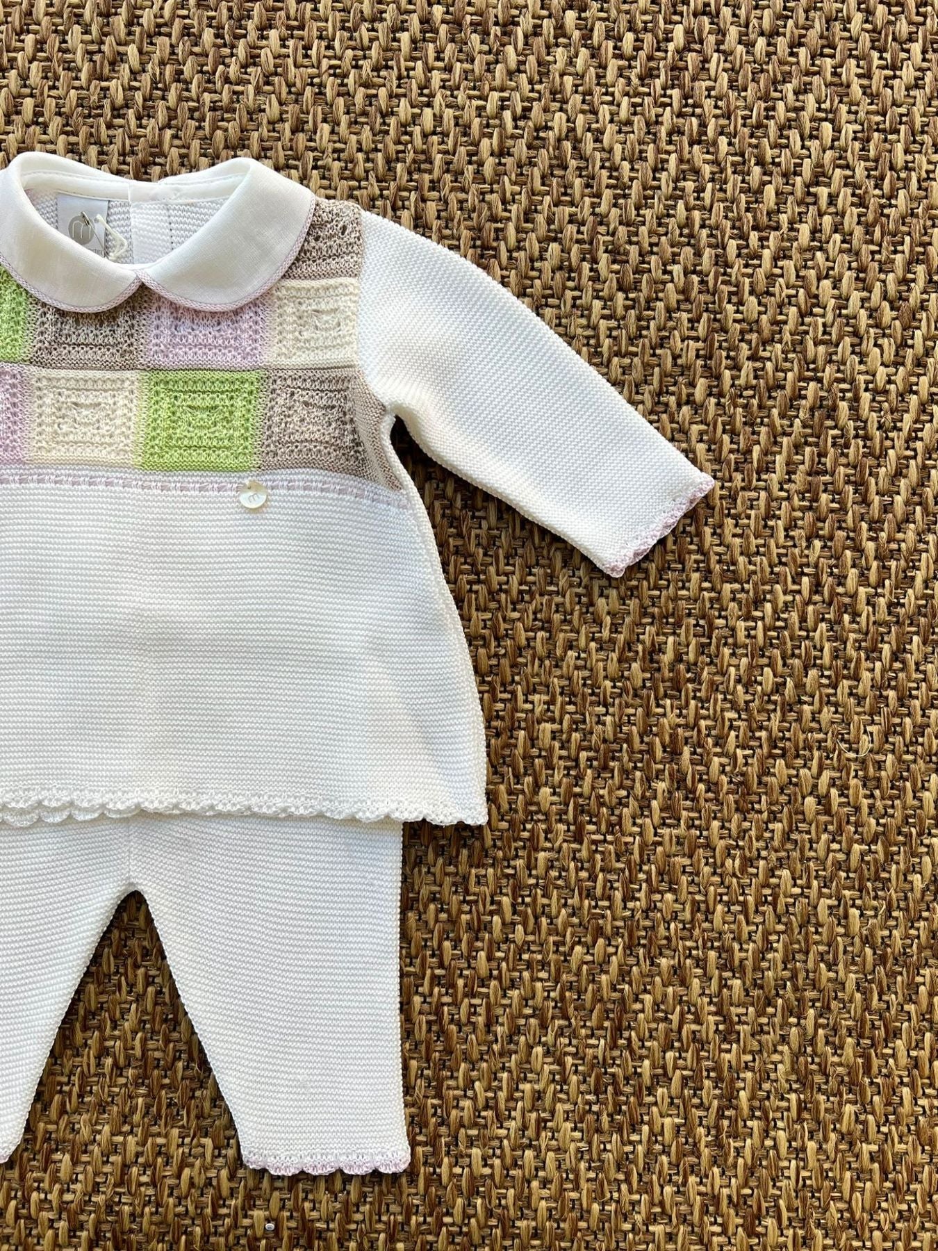Abito Neonata BIANCO EP2619 - NANU' BABY