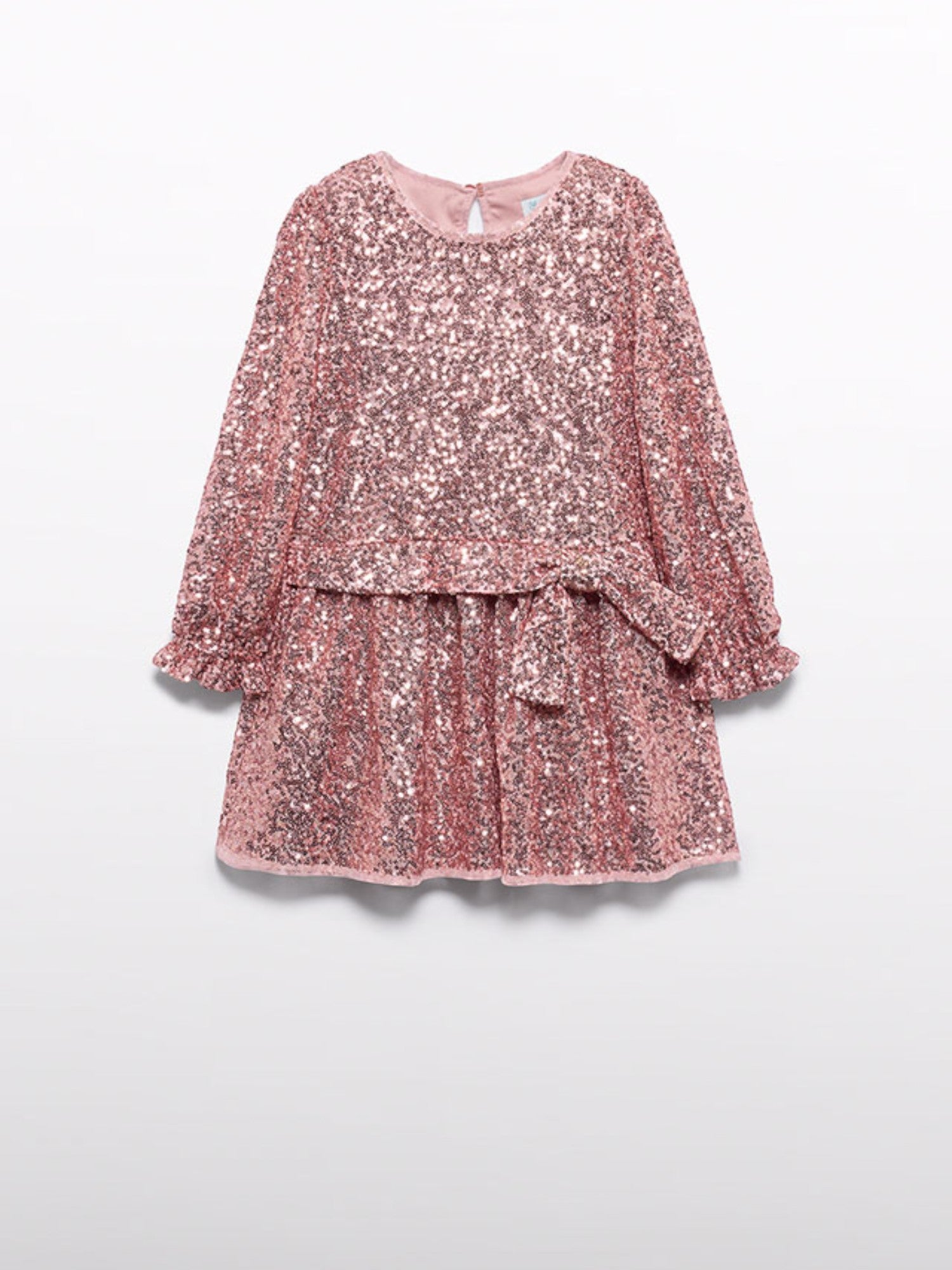 Abito paillettes Bimba Rosa 5531/46 - NANU' BABY