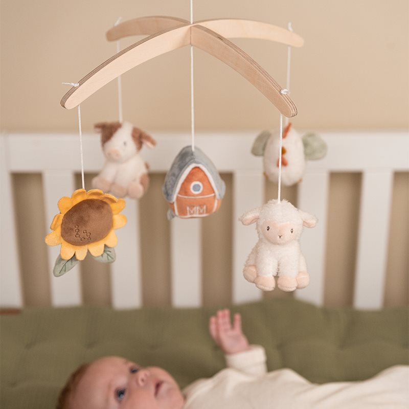 Giostrina musicale in legno Piccola Fattoria MULTICOLORE LD8818 - NANU' BABY