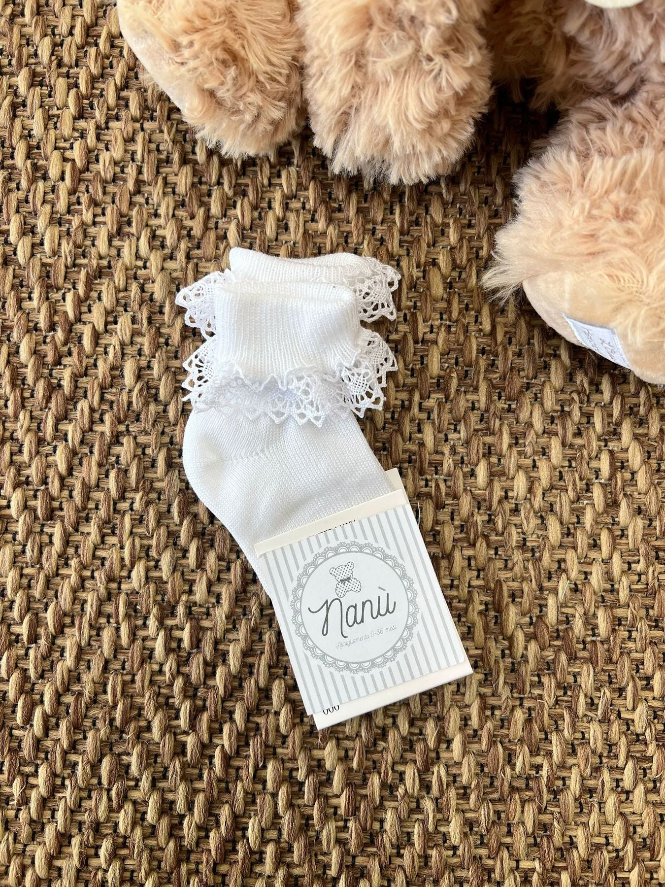 Calzino corto Pizzo PERLA 3034S - NANU' BABY