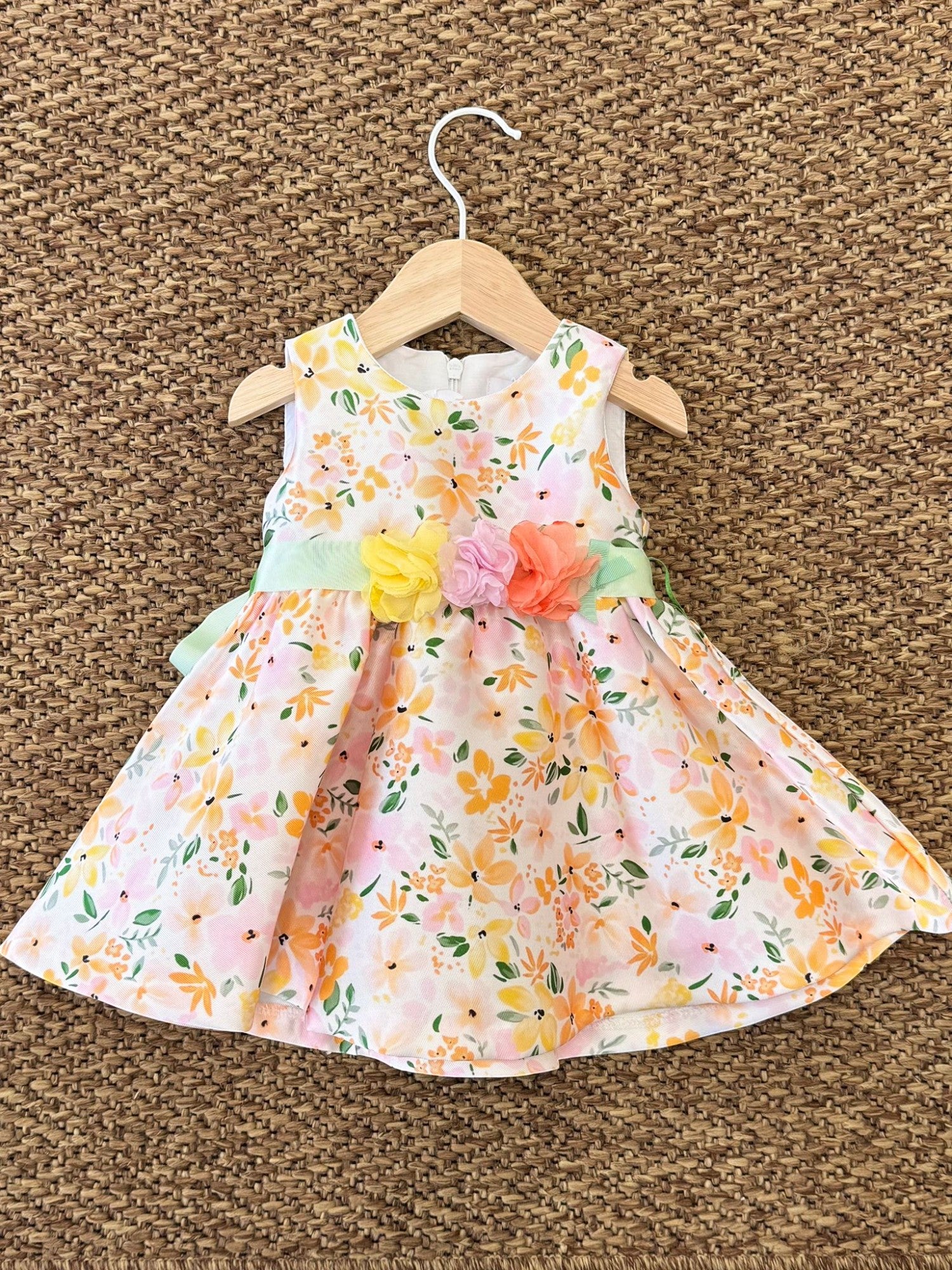 Abito Bimba ARANCIO FF39104/T40 - NANU' BABY