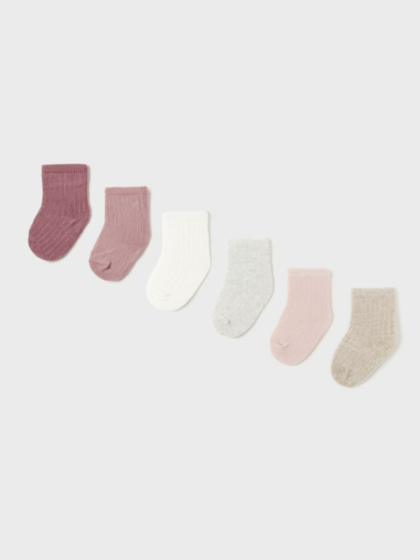Set 6 calzini ROSA 1C-9758/R - NANU' BABY