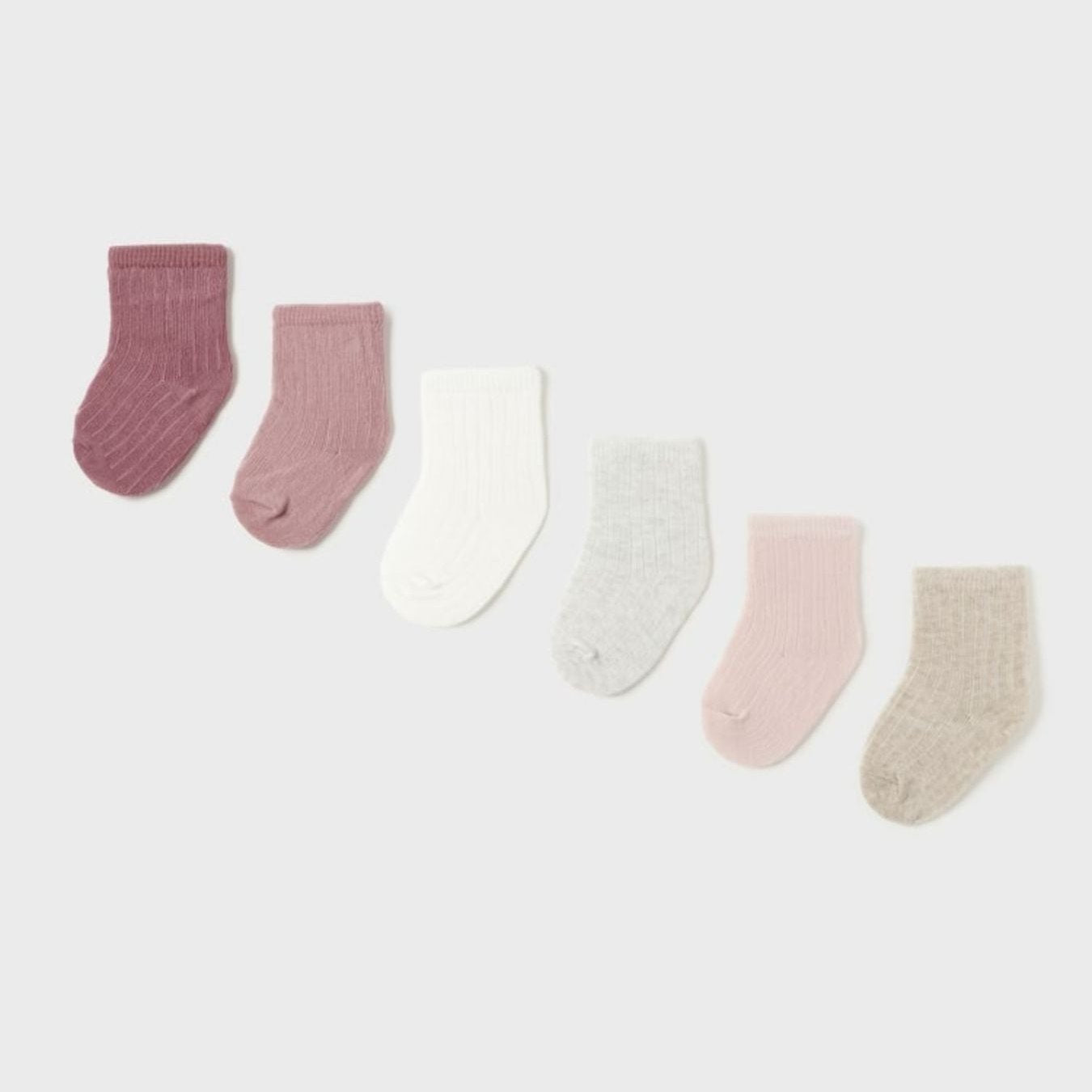 Set 6 calzini ROSA 1C-9758/R - NANU' BABY