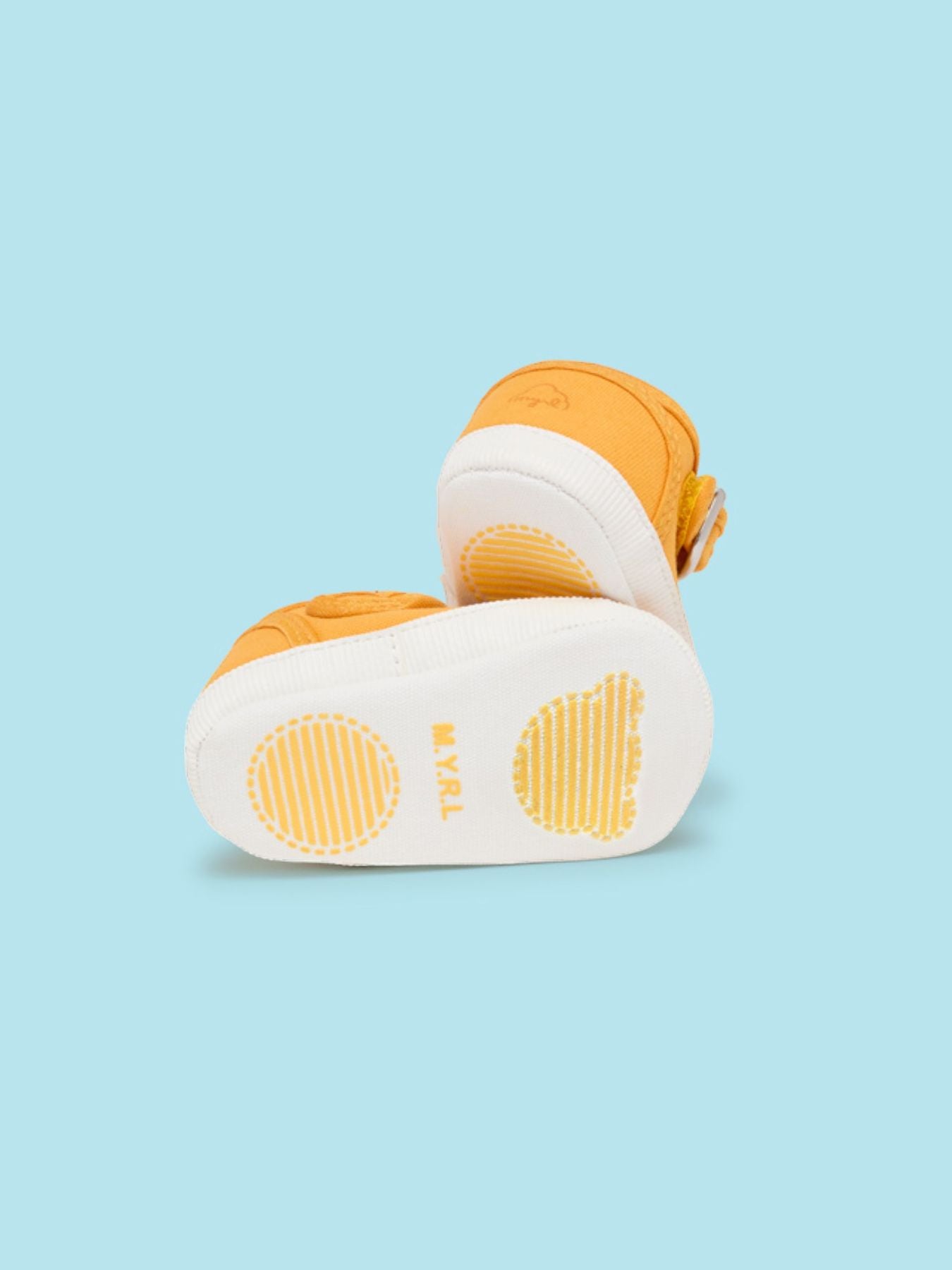 Scarpetta in tela Bimbo GIALLO 9731/M - NANU' BABY