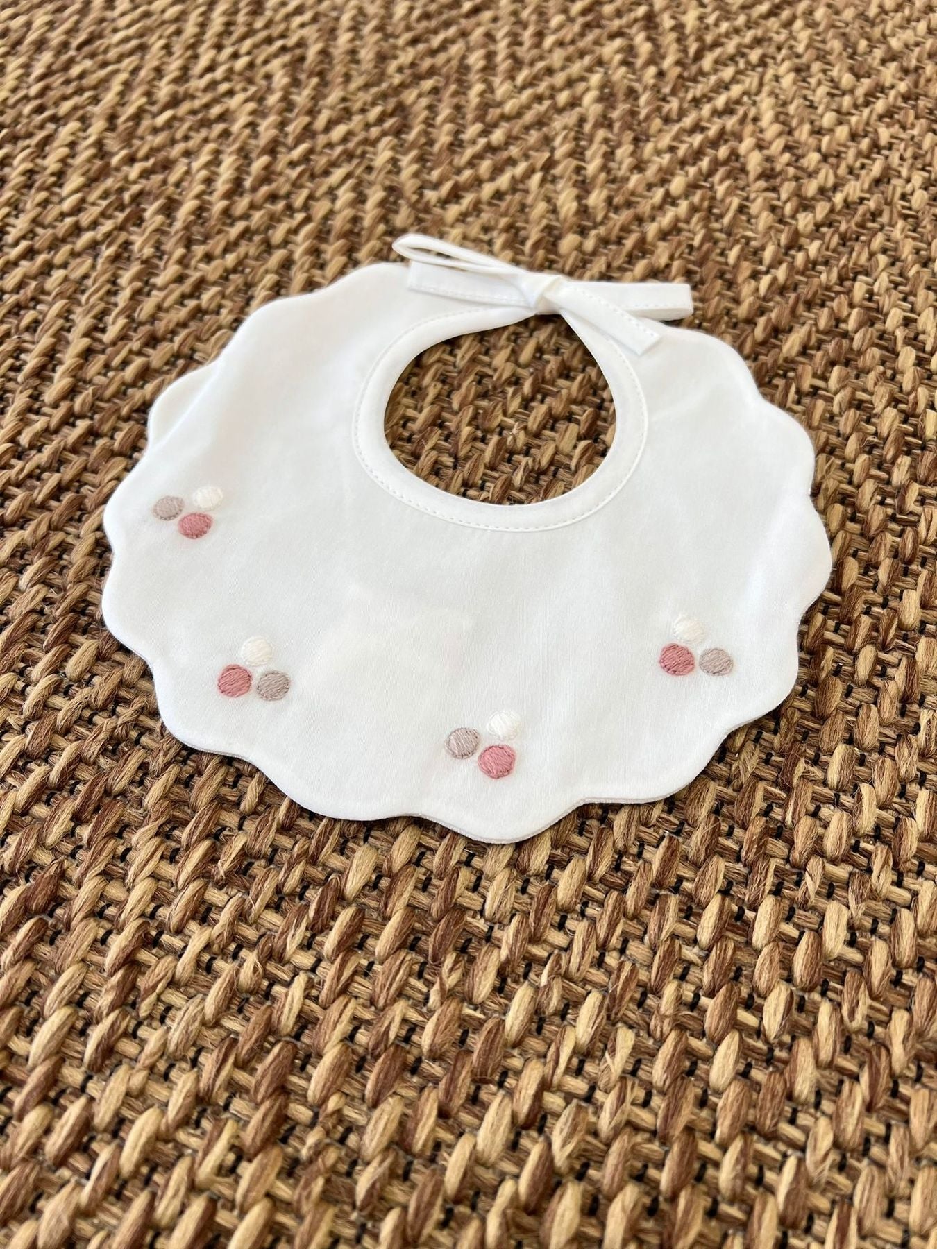 Bavetta Noccioline Neonata VANIGLIA IB12BAV - NANU' BABY