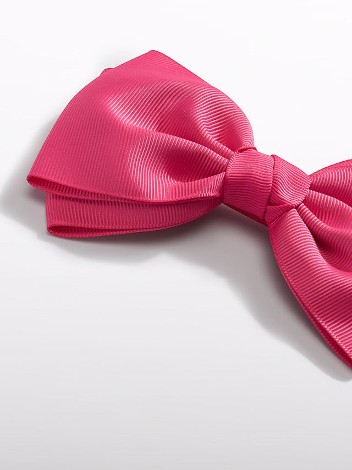 Fermaglio fiocco doppio FUCSIA 5440 /71 - NANU' BABY