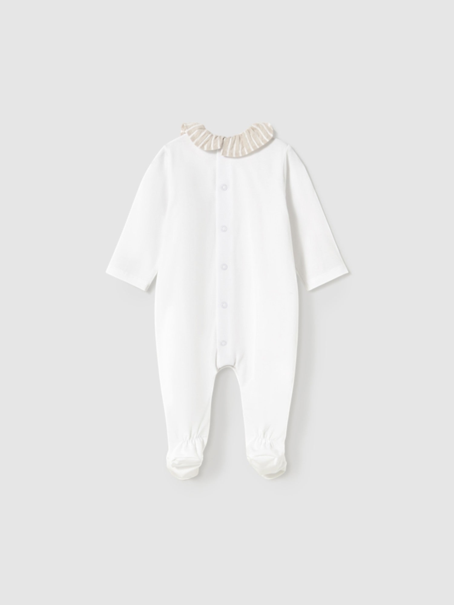 Pigiama lungo Neonata BIANCO 1747 /BI - NANU' BABY
