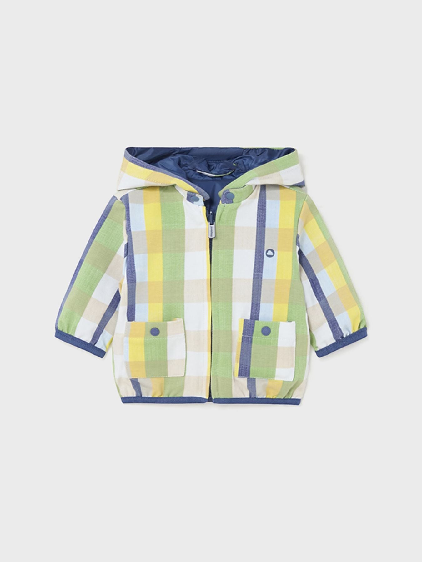 Giacca a vento reversibile Bimbo BLU 1431 - NANU' BABY