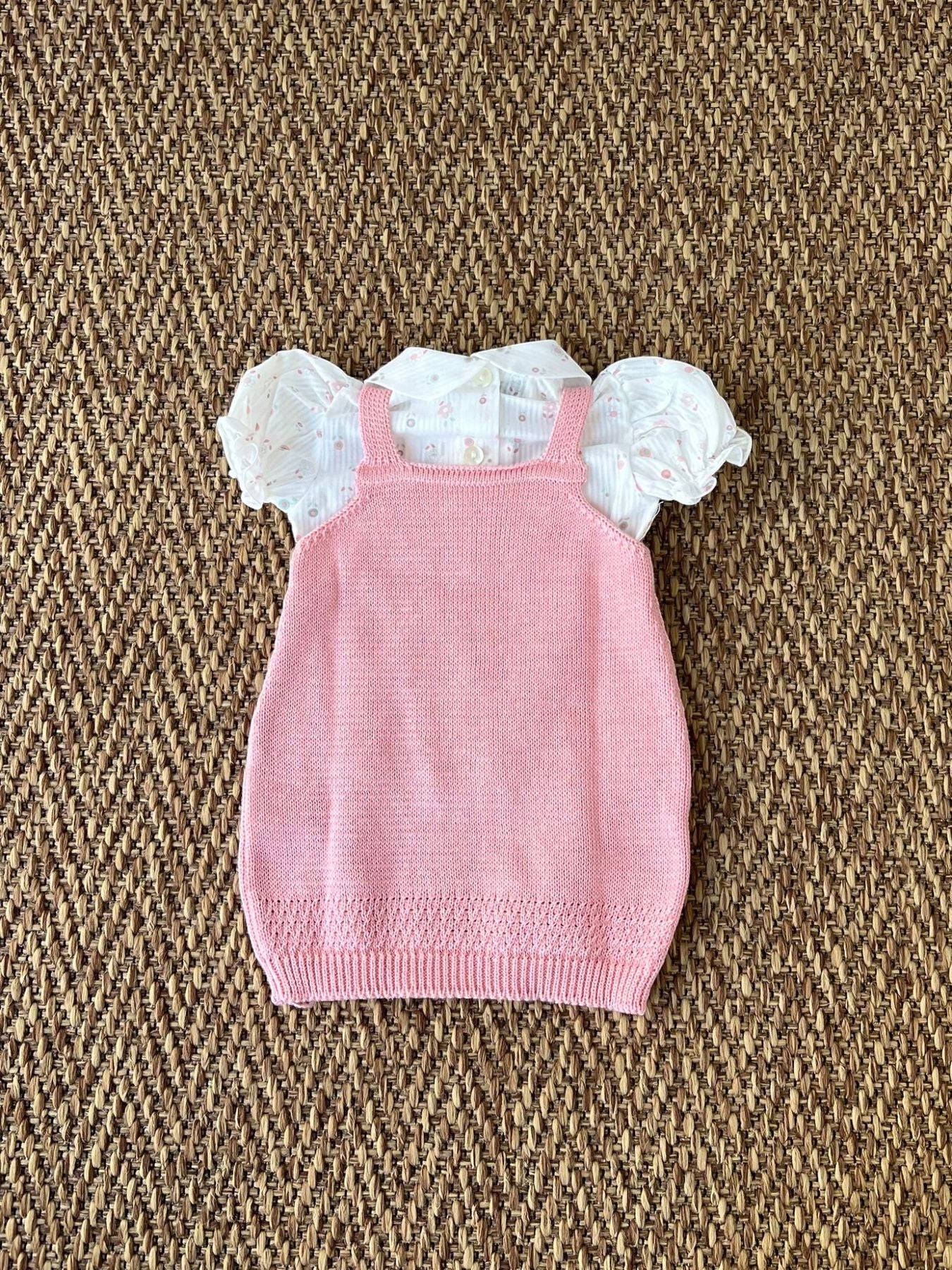 Abito in filo di cotone Bimba ROSA NAIME/AB - NANU' BABY