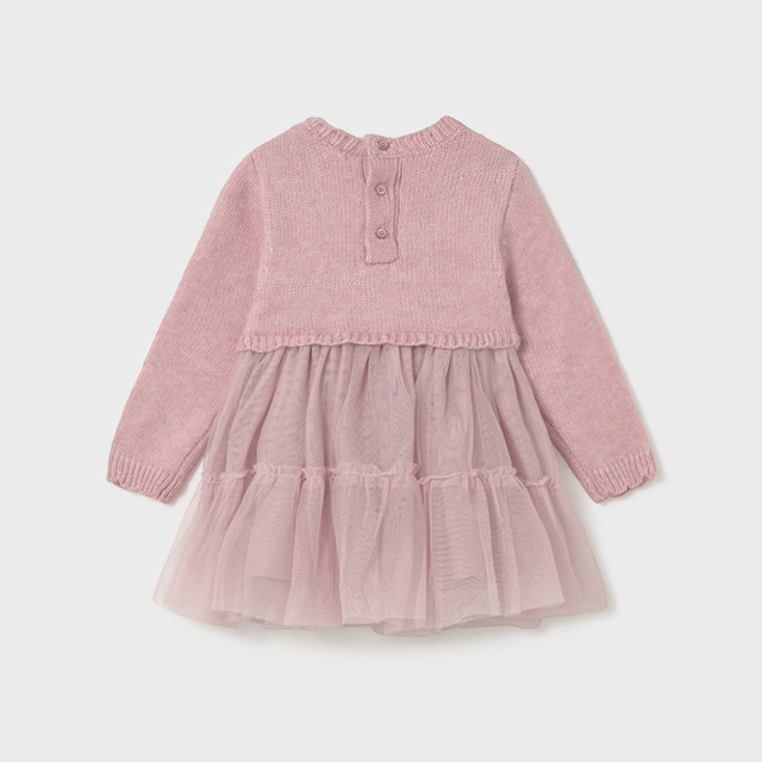 Abito combinato tricot Bimba Rosa 2905/33 - NANU' BABY