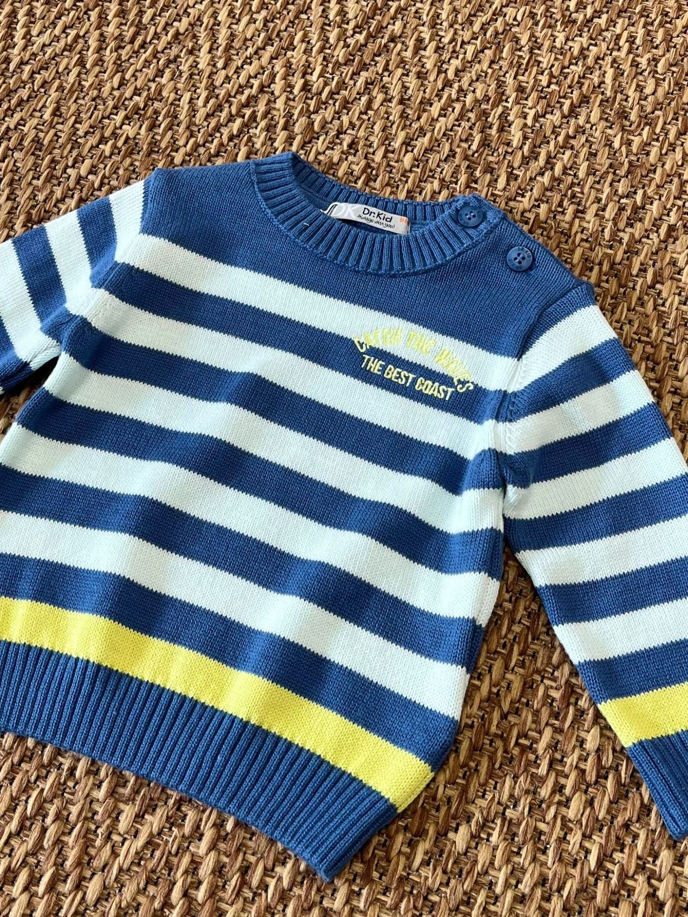 Maglioncino Bimbo AZZURRO DK537/PV24 - NANU' BABY