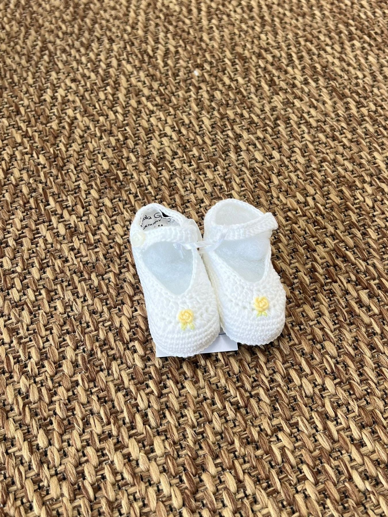 Babbucce Neonata GIALLO HUNKAR/BB-G - NANU' BABY