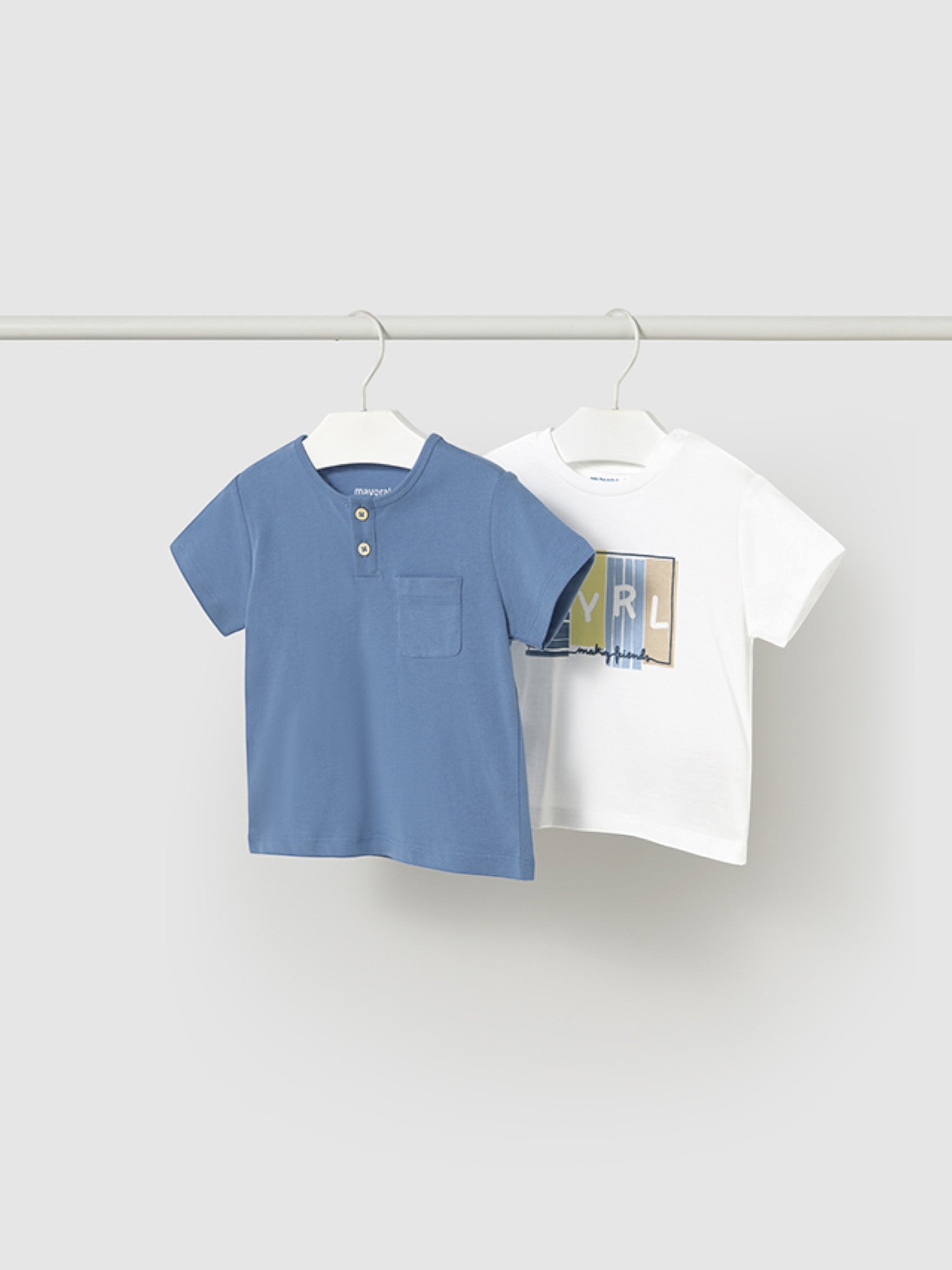 Set 2 maglie m/c Bimbo AZZURRO 1060/35 - NANU' BABY