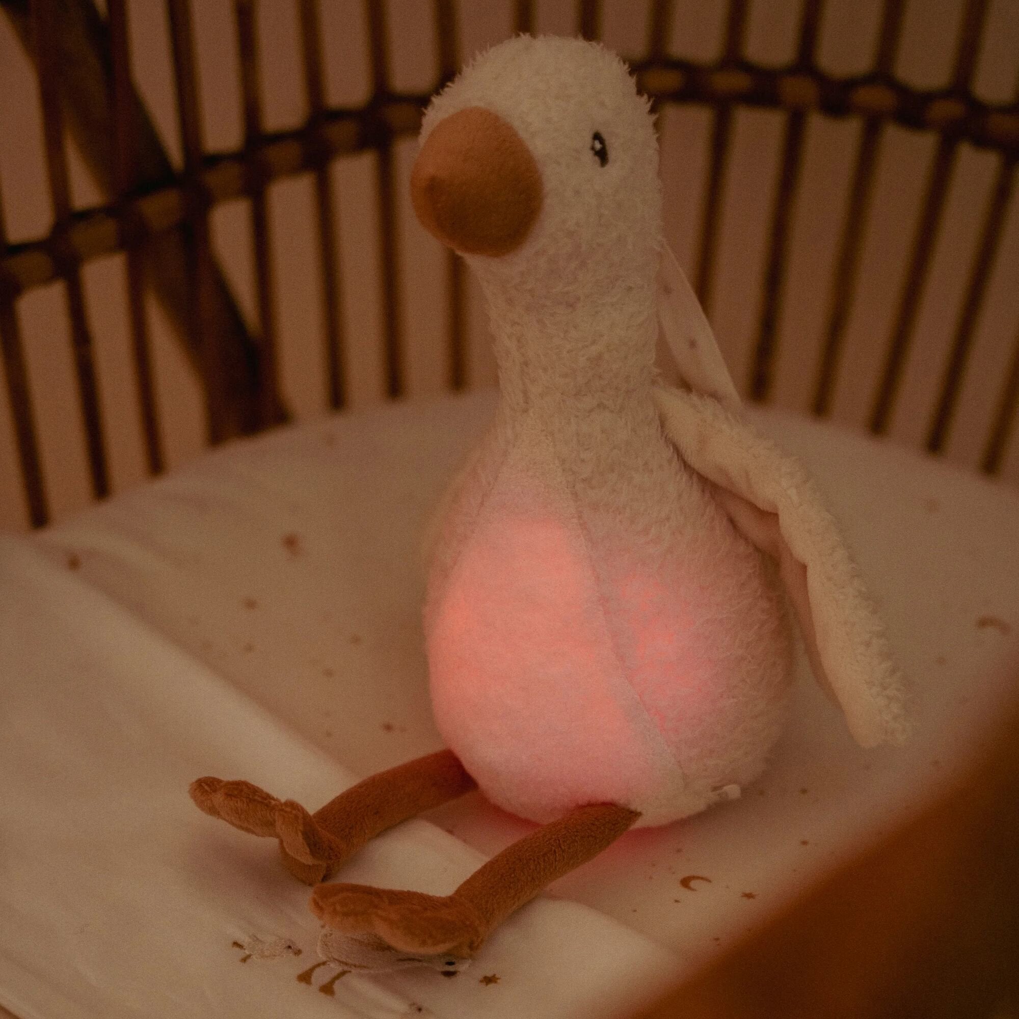 Luce notturna con suoni - Baby Goose Bianco LD8440 - NANU' BABY