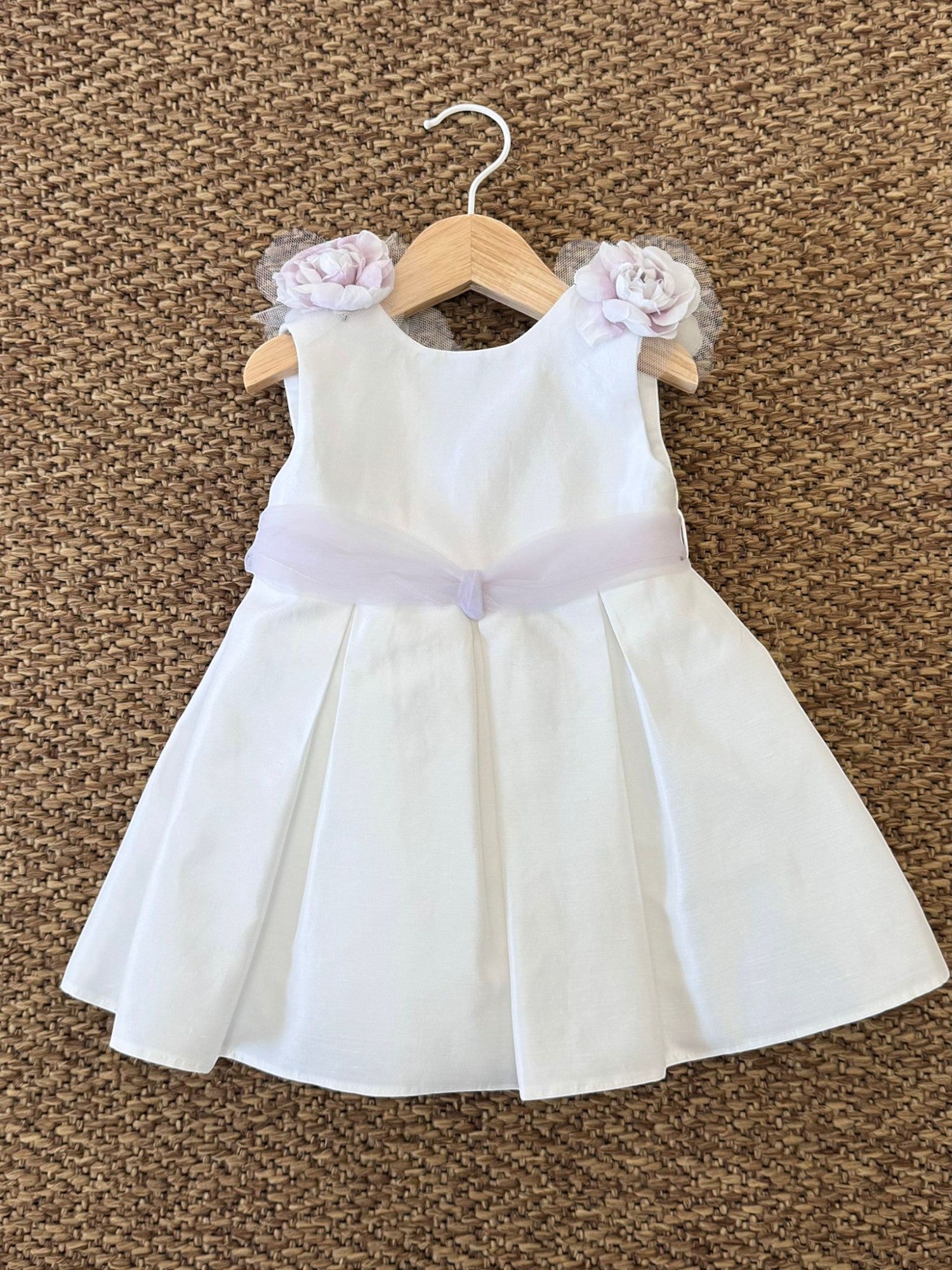 Abito bacia piega Bimba AVORIO GG25KP14I - NANU' BABY