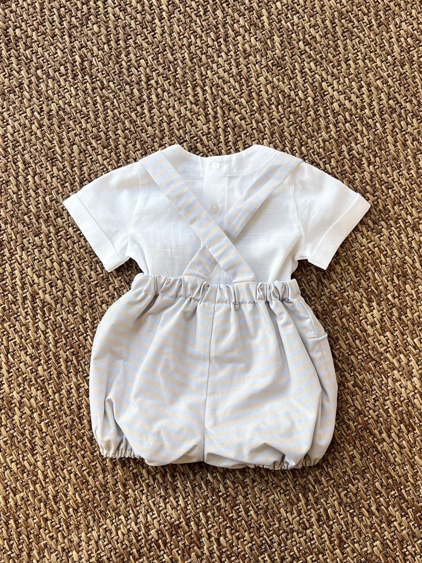 Completo 2 pezzi Bimbo BIANCO EP6853 - NANU' BABY