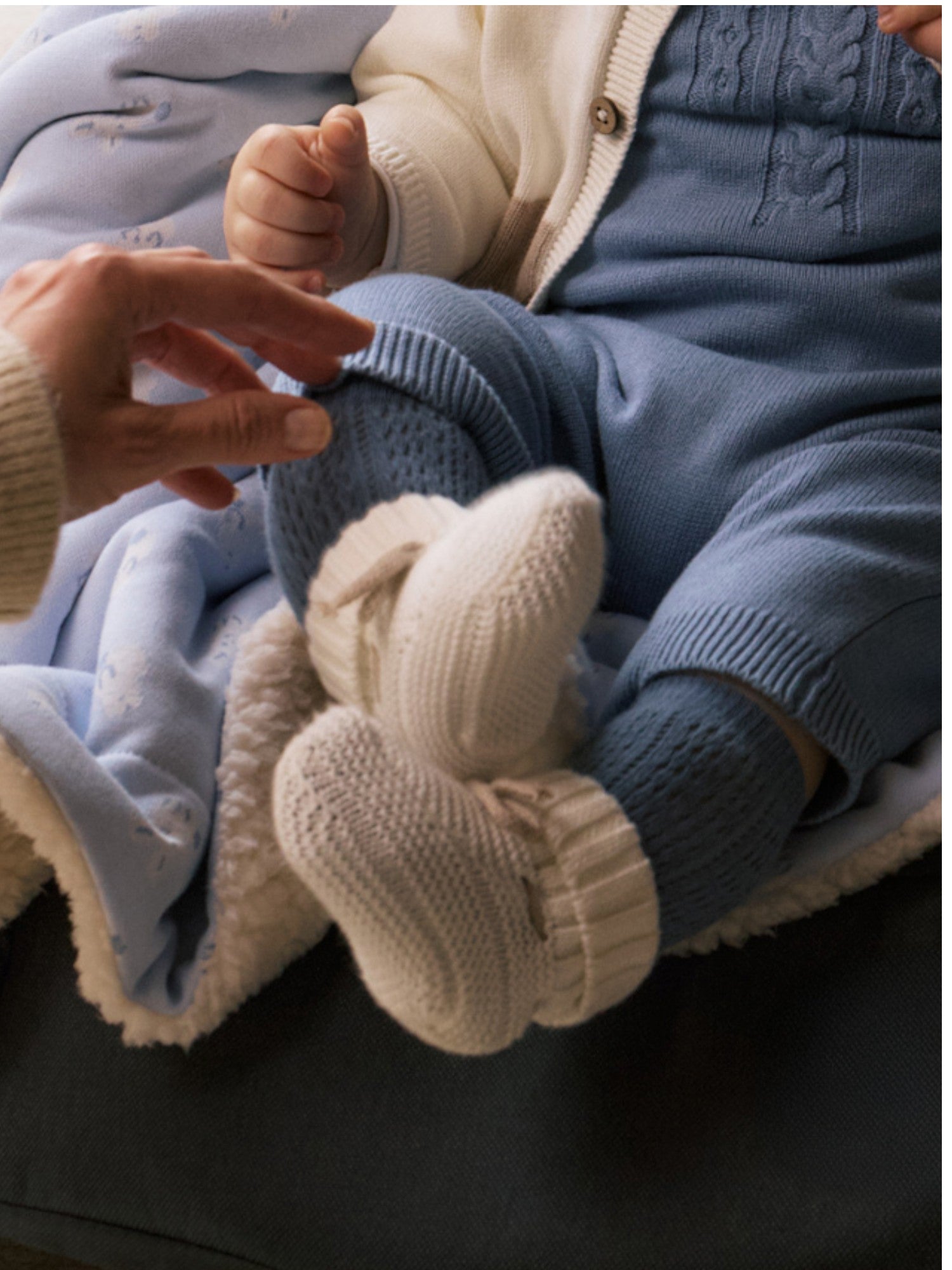 Babbucce Neonato ECRU 9970/85 - NANU' BABY