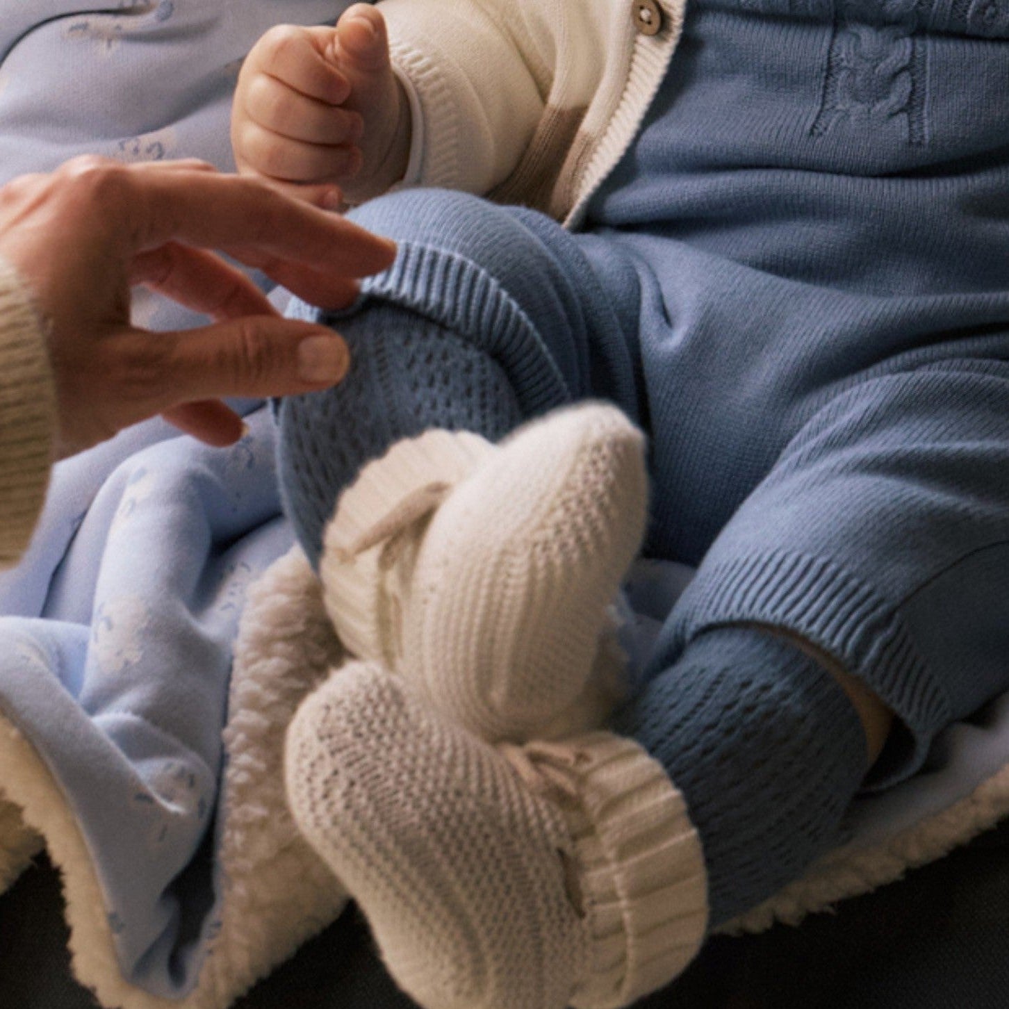 Babbucce Neonato ECRU 9970/85 - NANU' BABY
