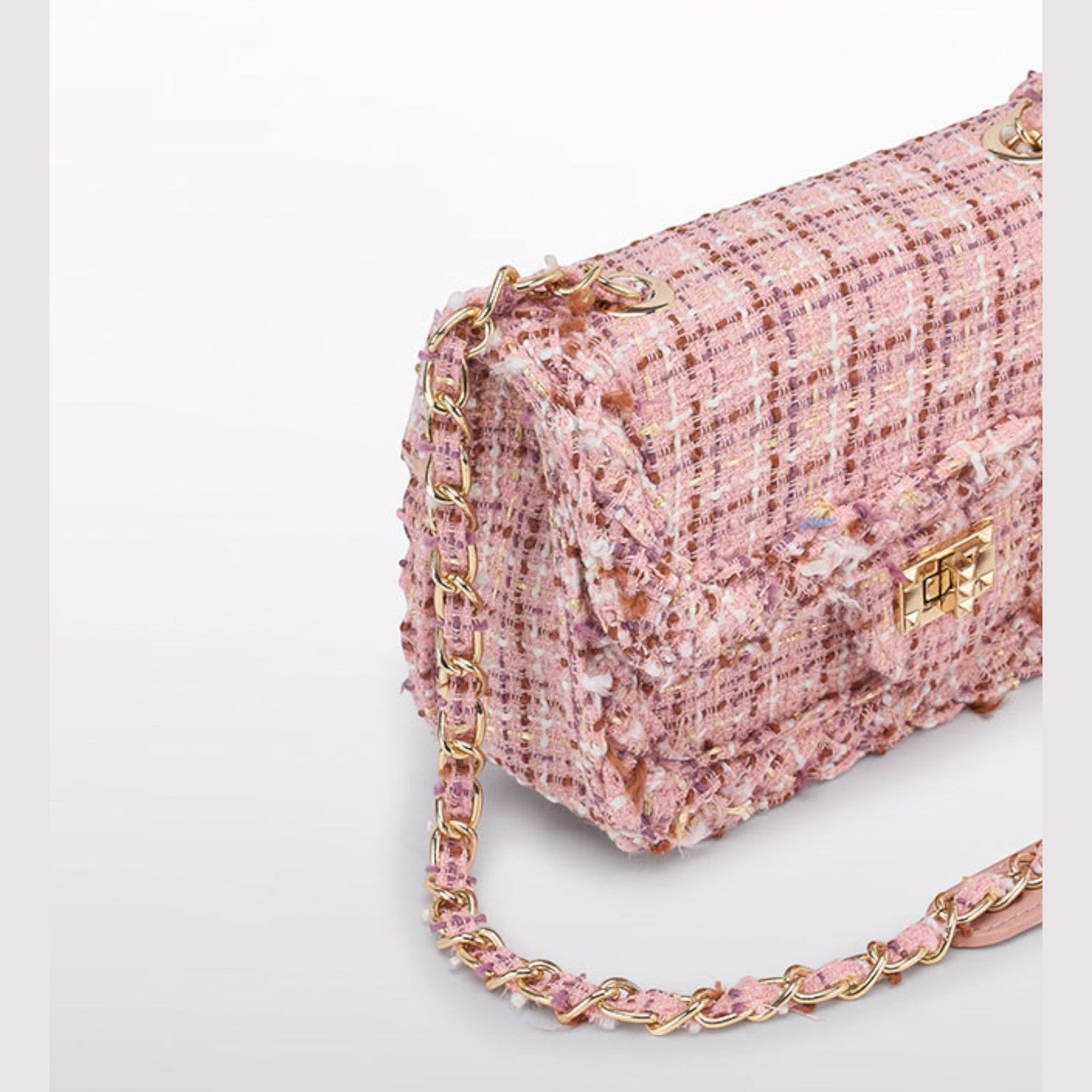 Borsa tweed Bimba Rosa 5982/19 - NANU' BABY