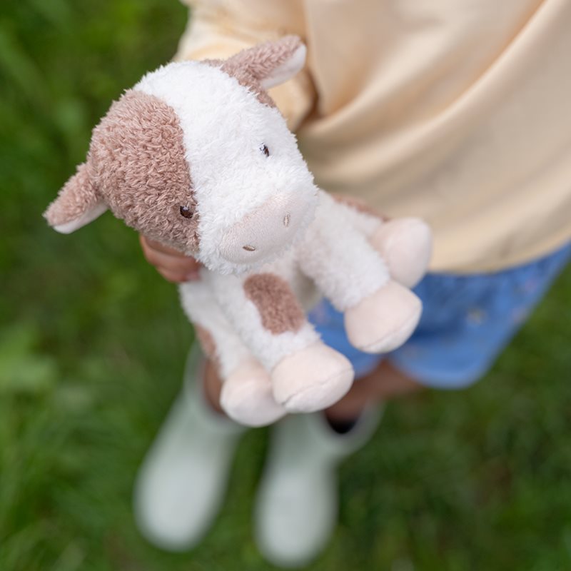 Mucca da coccolare 17 cm Piccola fattoria MULTICOLORE LD8830 - NANU' BABY