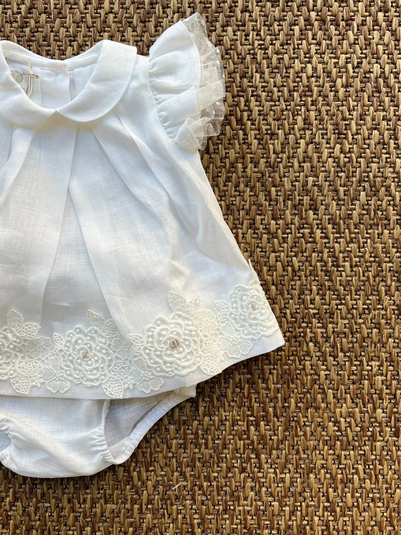 Pagliaccetto Bimba BIANCO EP1217MU - NANU' BABY